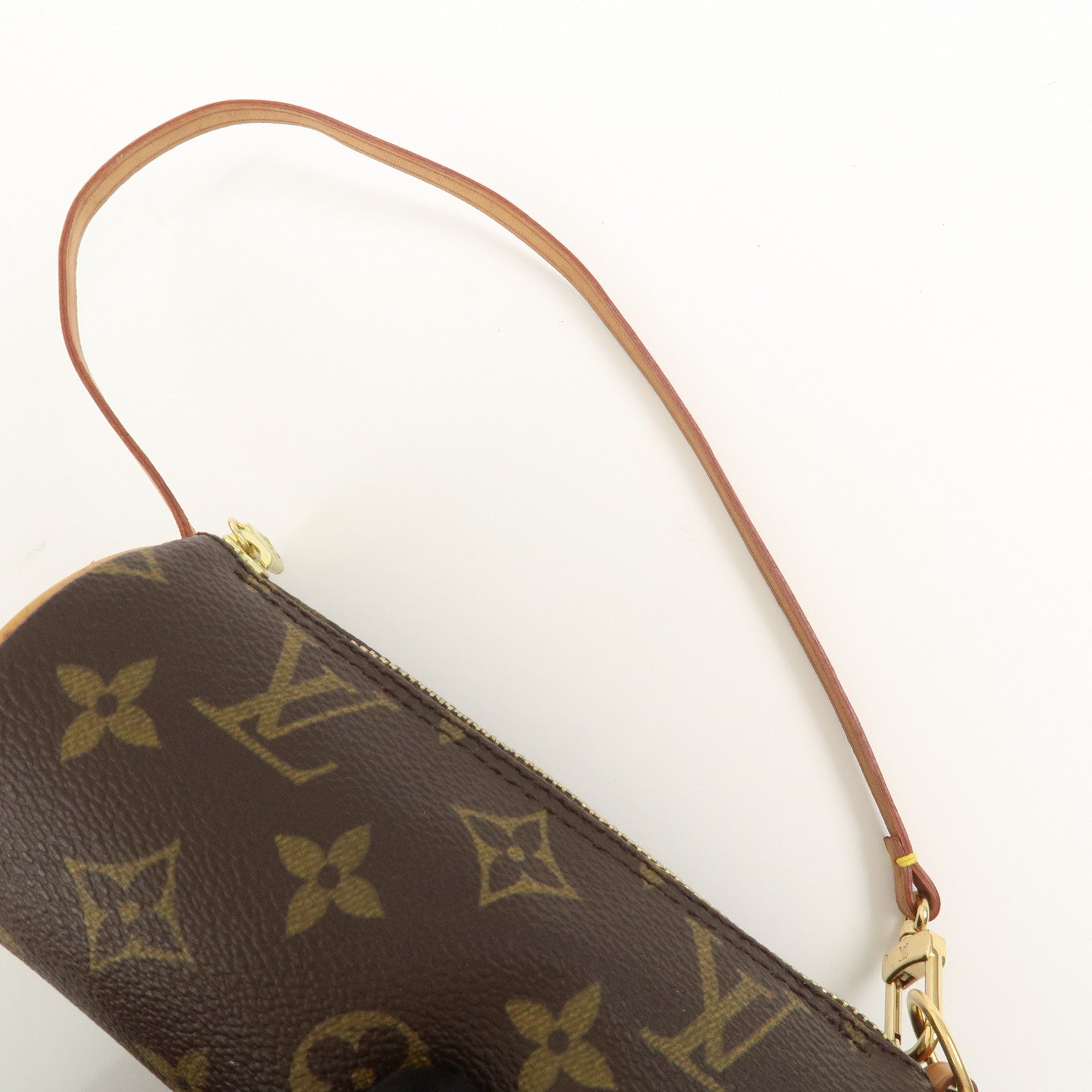 Louis Vuitton Monogram Mini Pouch for Papillon Bag Old Style Brown