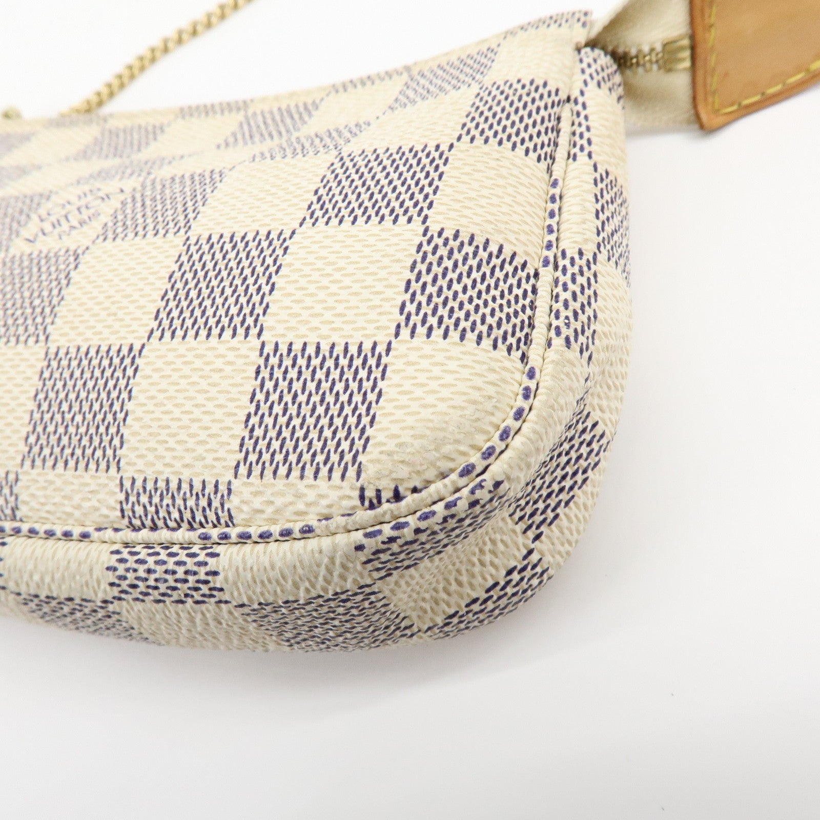 Louis Vuitton Damier Azur Mini Pochette Accesoire Pouch N58010