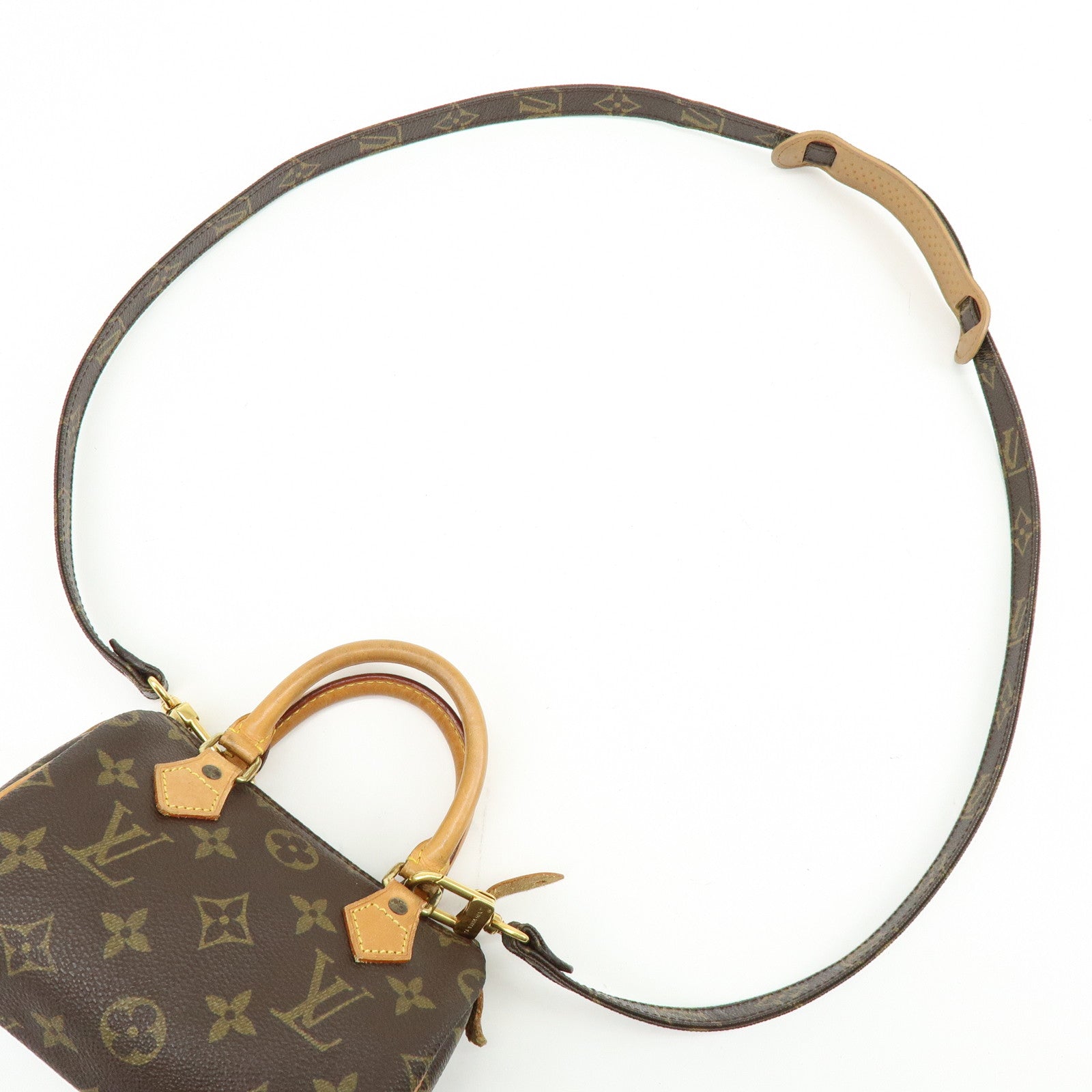 Louis Vuitton Monogram Mini Speedy Hand Bag Shoulder Bag M41534