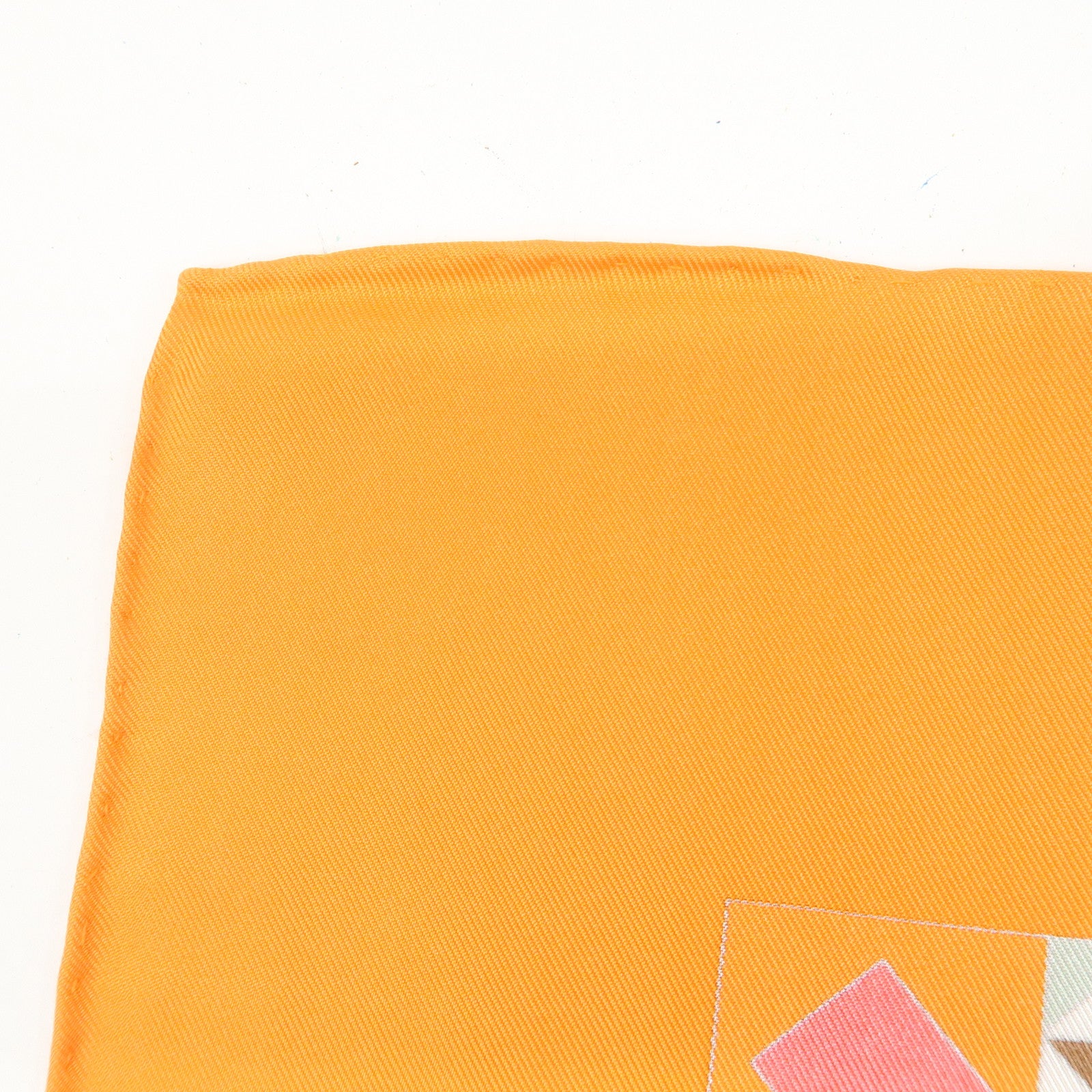 HERMES Carre 90 Silk 100%  Les Jardins d’ Andalousie Scarf Oragne