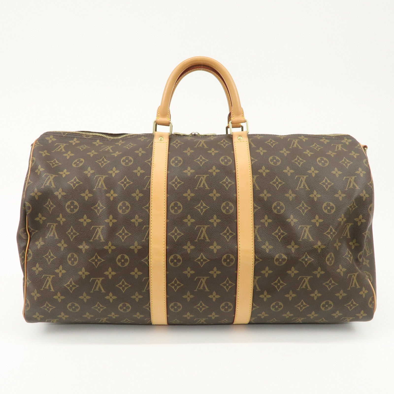 Louis Vuitton Monogram Keep All Bandouliere 55 Boston Bag M41414