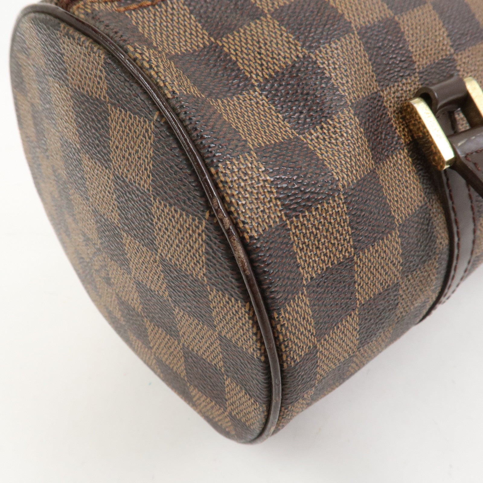 Louis Vuitton Damier Ebene Papillon 30 Hand Bag Brown N51303