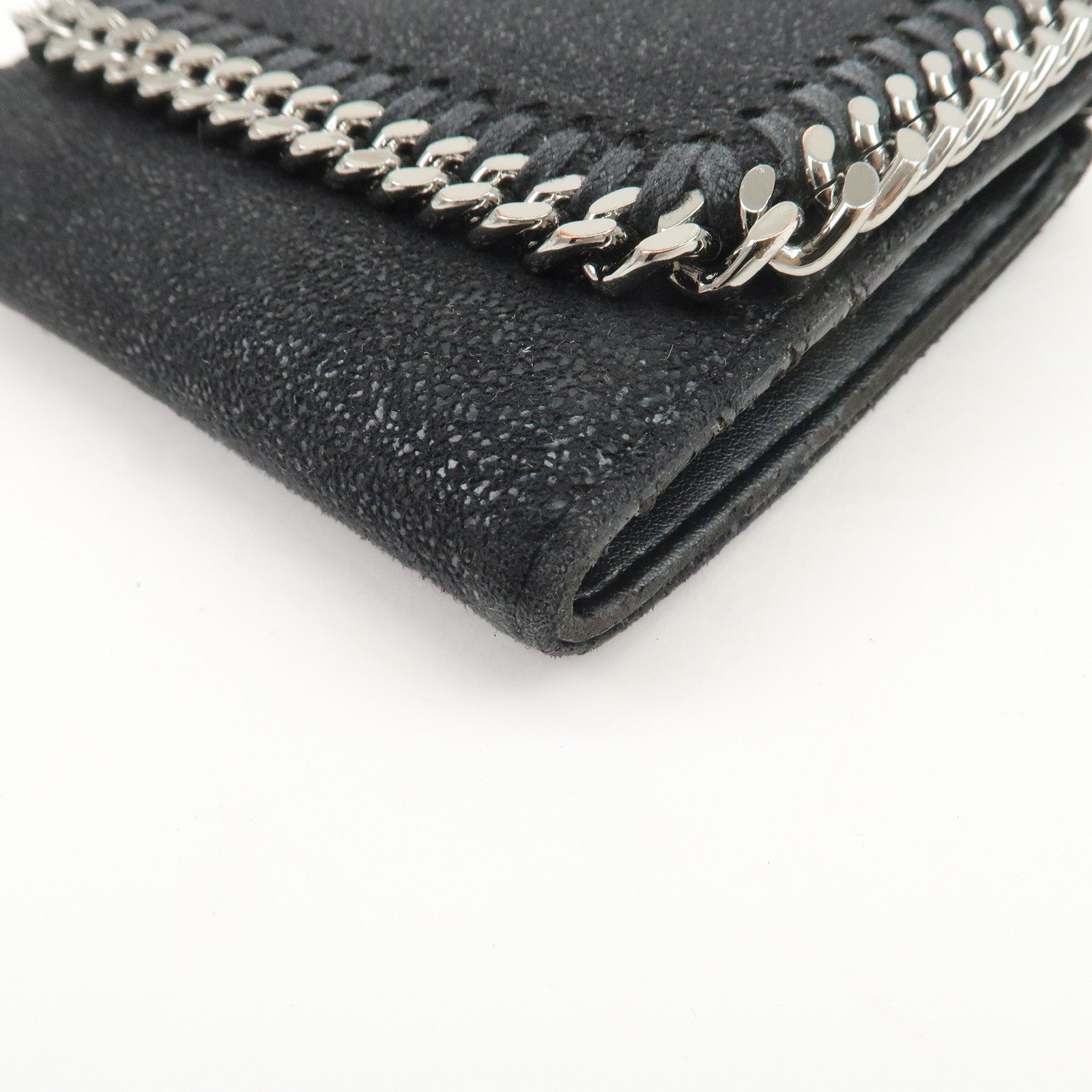 STELLA MCCARTNEY Falabella Imitation Leather Small Flap Wallet