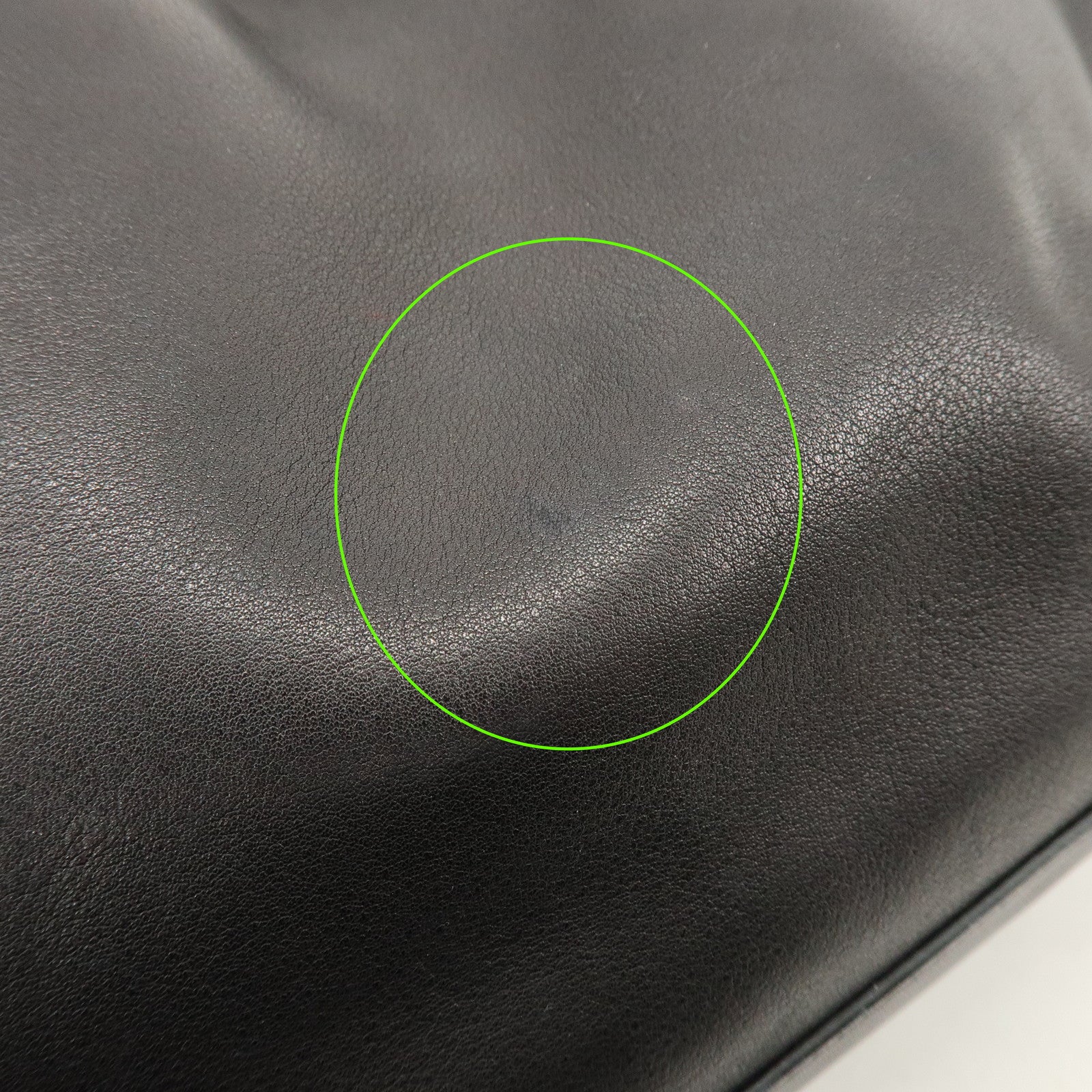 Ferragamo Gancini Leather Hand Bag Black