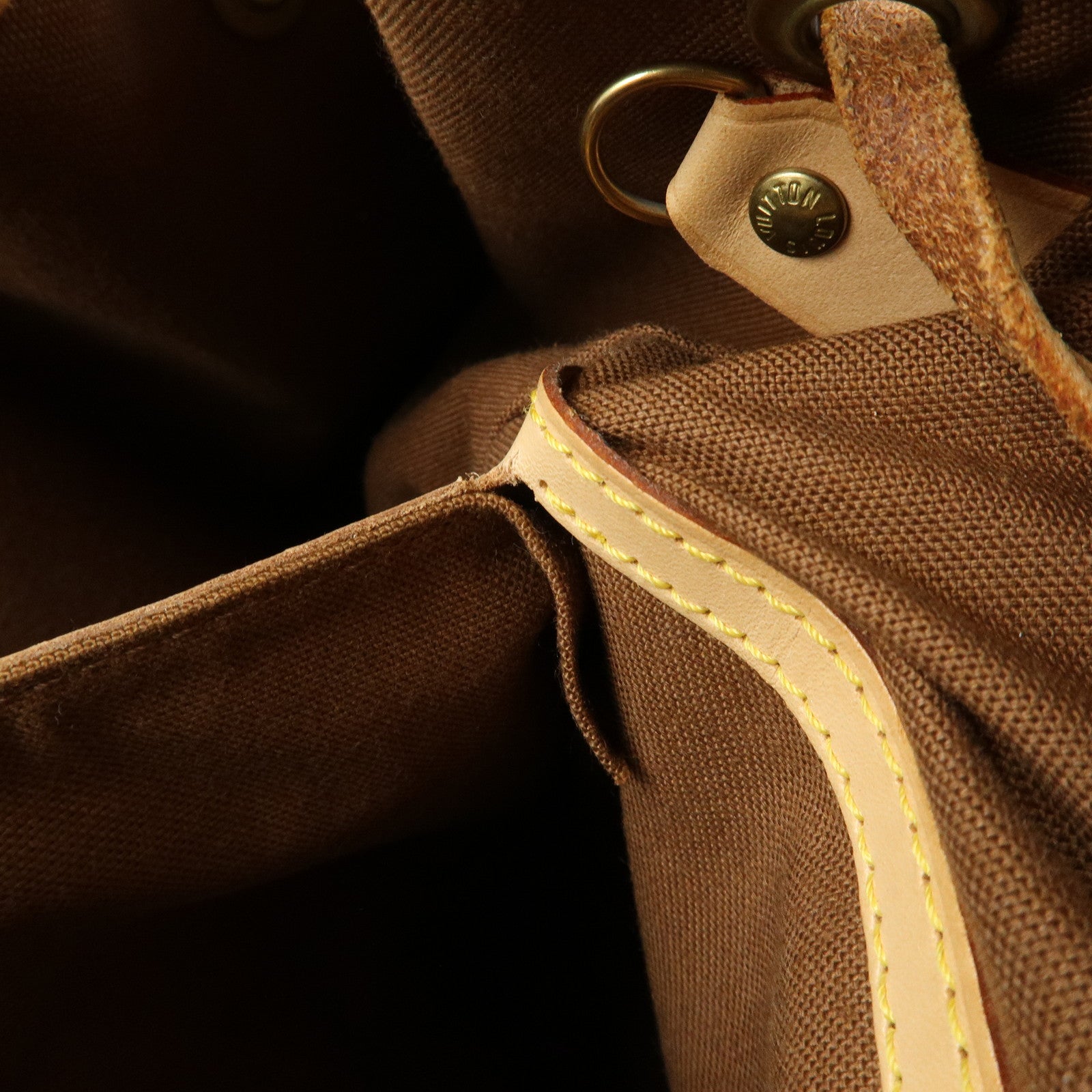 Louis Vuitton Monogram Montsouris GM Backpack Rucksack Brown M51135