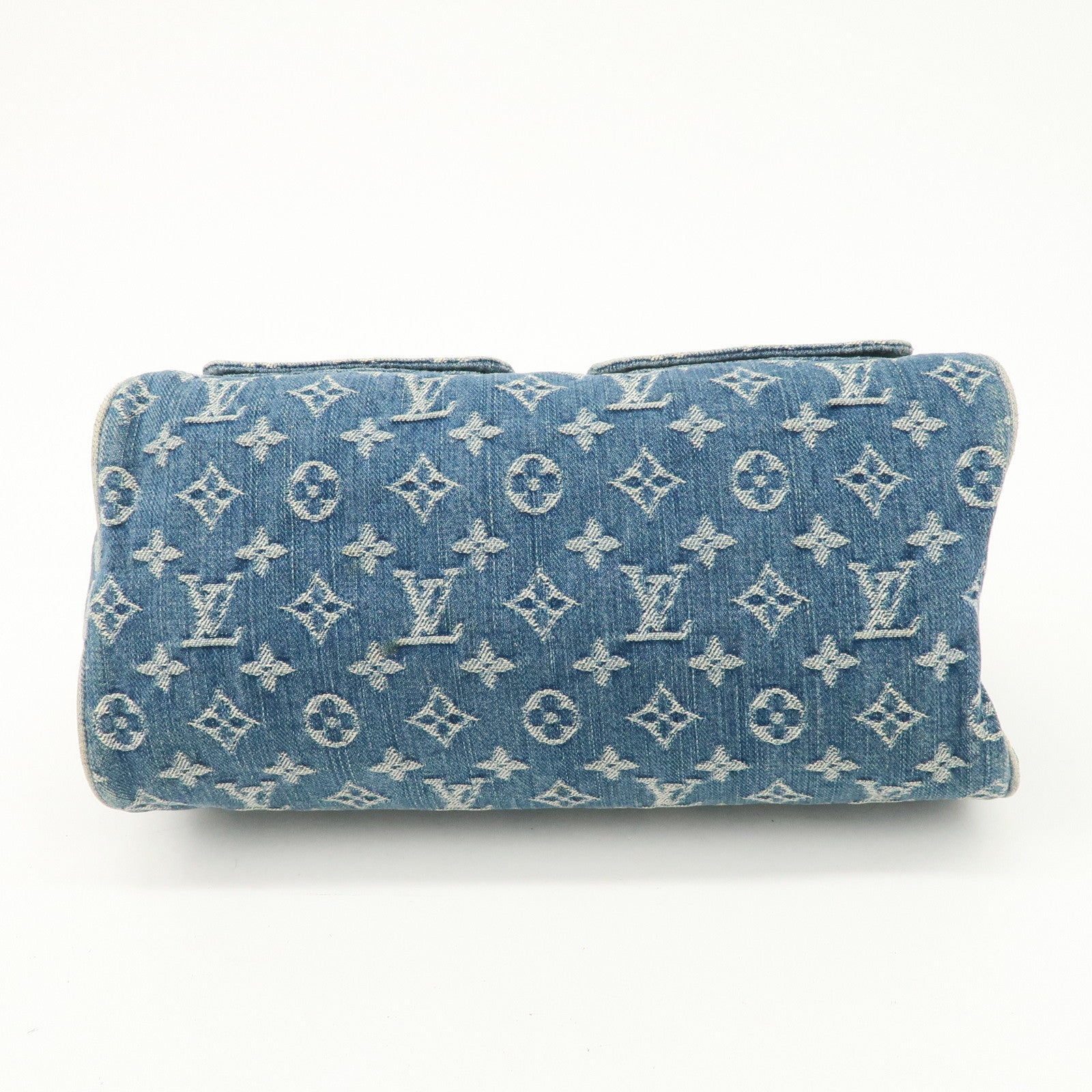 Louis Vuitton Monogram Denim Neo Speedy Boston Bag Blue M95019