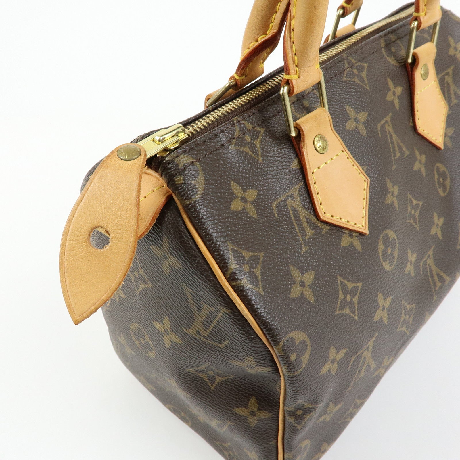 Louis Vuitton Monogram Speedy 25 Boston Bag Hand Bag Brown M41528
