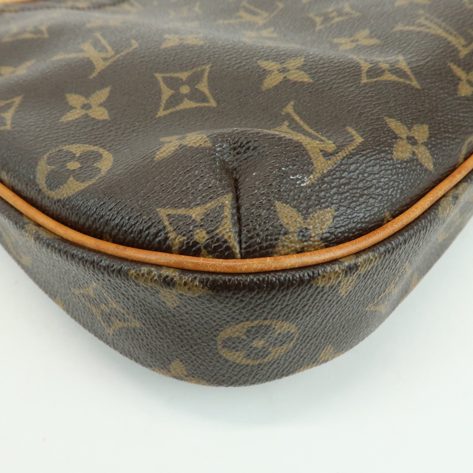 Louis Vuitton Monogram Odeon PM Canvas Shoulder Bag Brown M56390