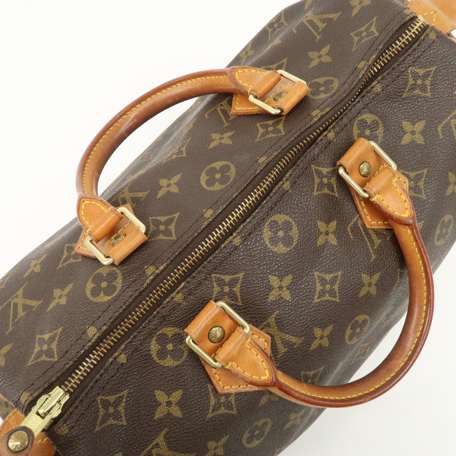 Louis Vuitton Monogram Speedy 30 Boston Bag Hand Bag M41526 Used
