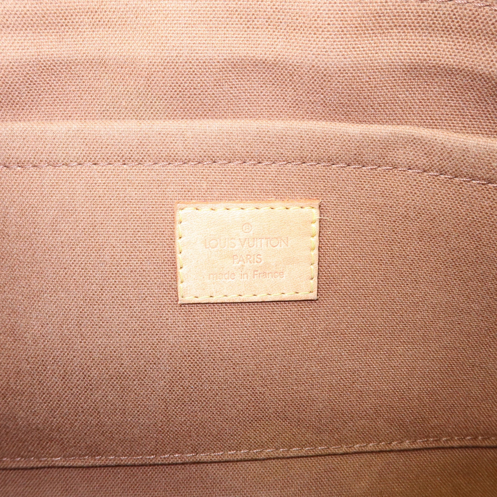 Louis Vuitton Monogram Popincourt Hand Bag Brown M40009 Used