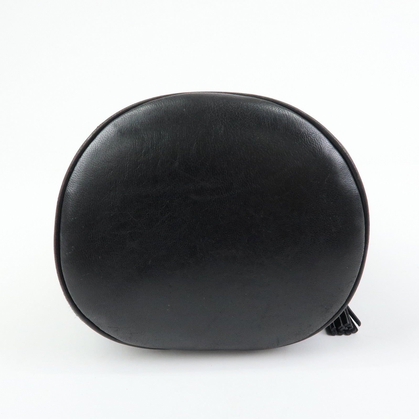 Ferragamo Leather Suede Shoulder Bag Crossbody Bag Black