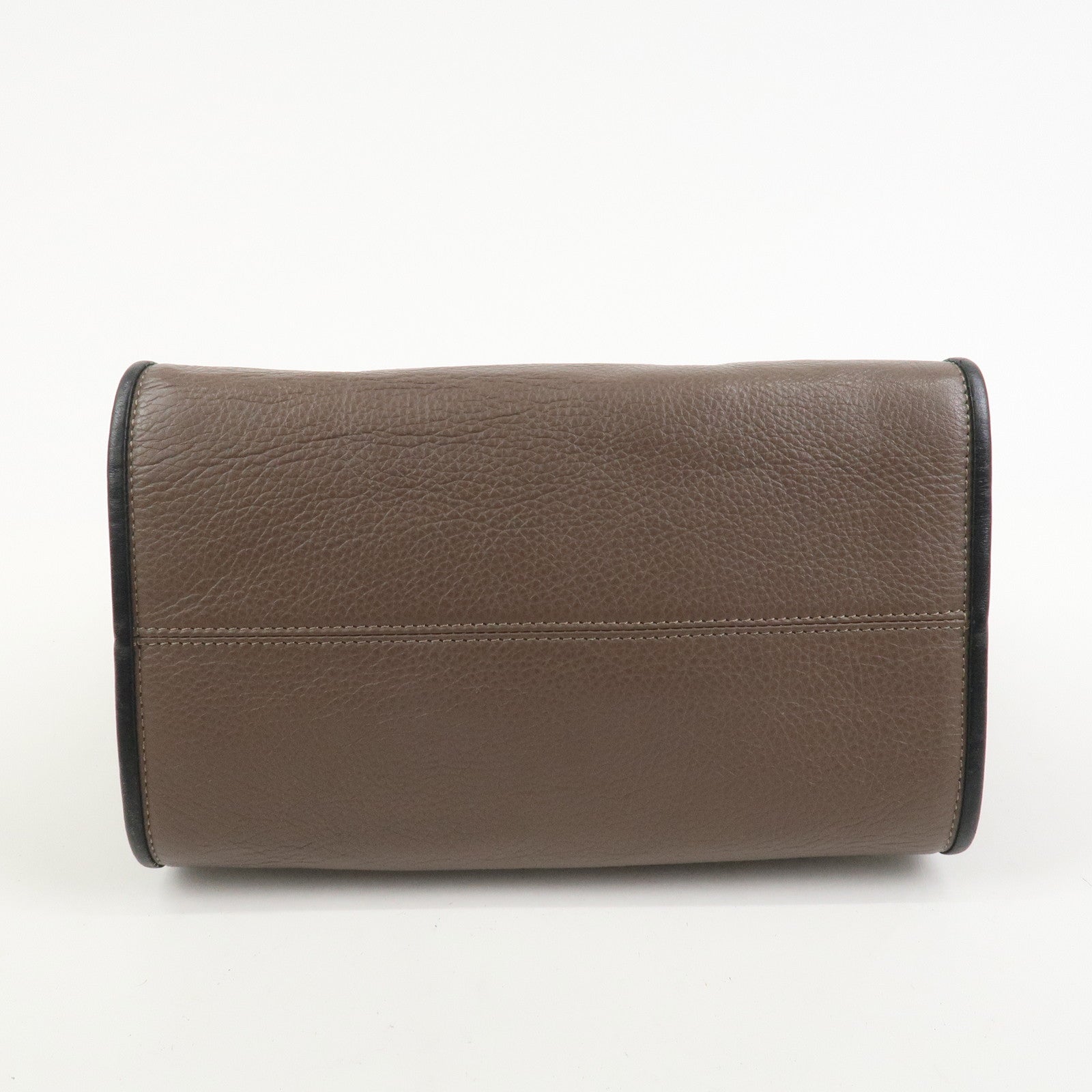 Chloe See by Chloe Leather Tote Bag Hand Bag Gray