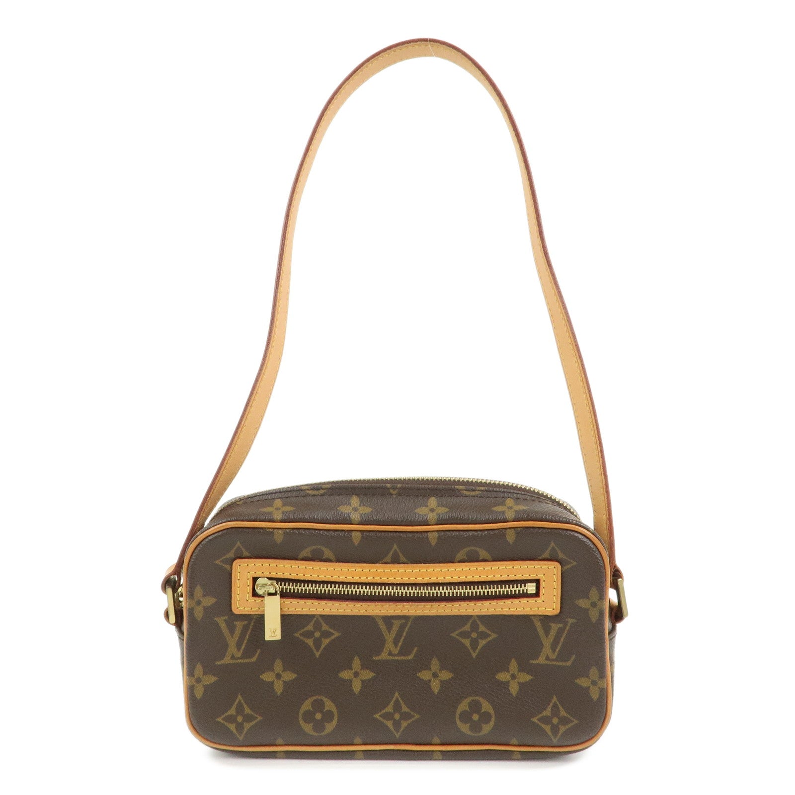 Louis Vuitton Monogram Pochette Cite Shoulder Bag Brown M51183