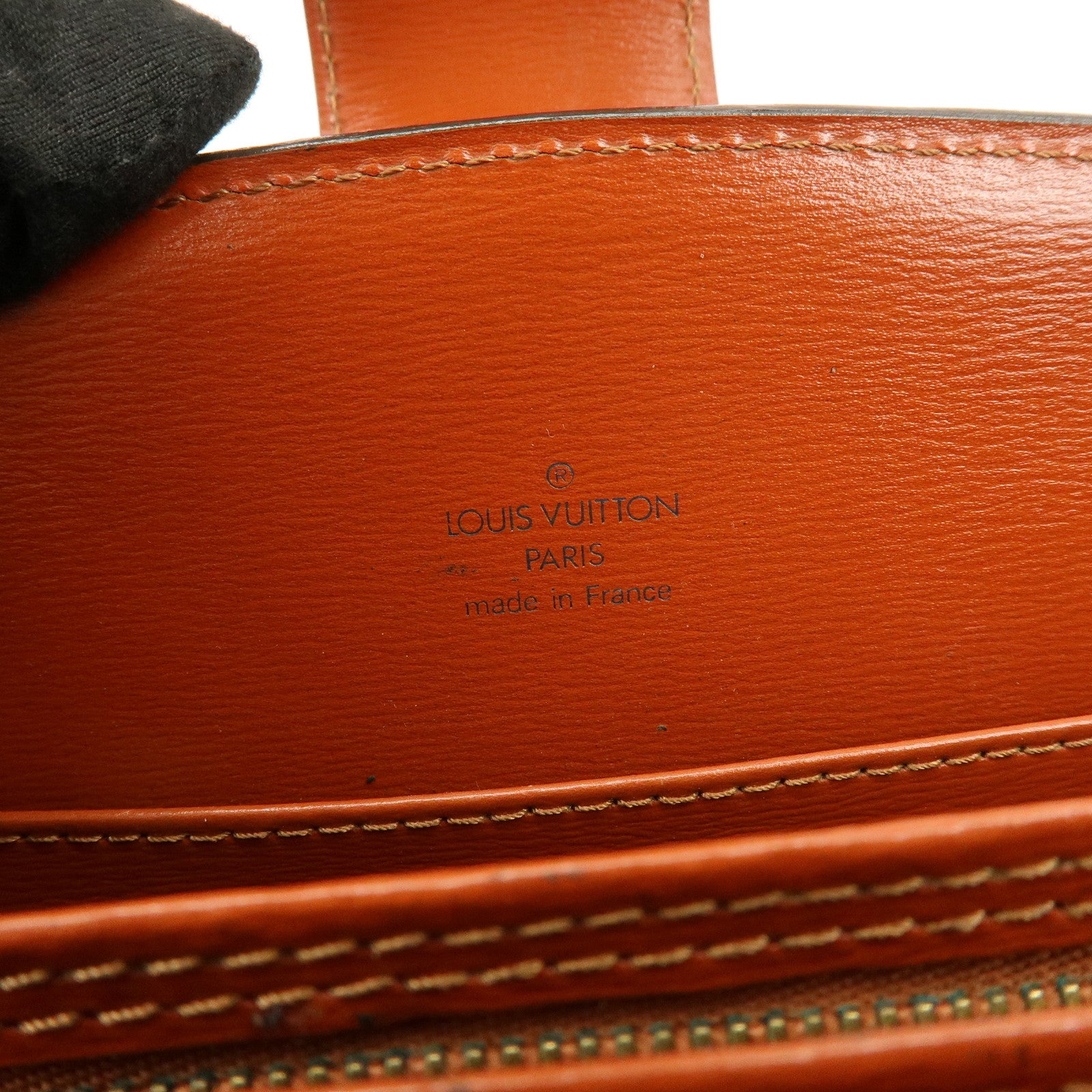 Louis Vuitton Epi Leather Capucines Shoulder Bag Kenya Brown M52343