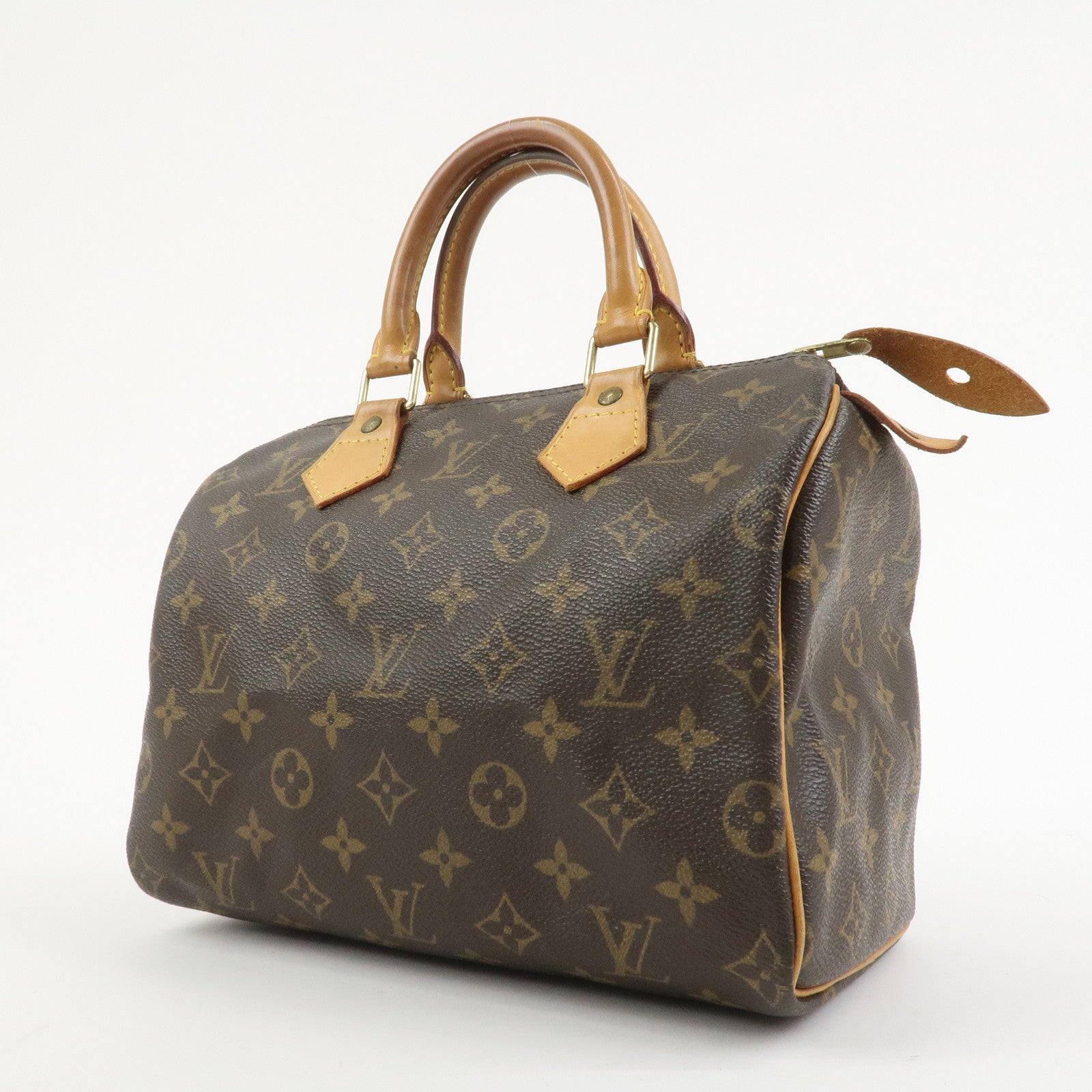 Louis Vuitton Monogram Speedy 25 Boston Bag Hand Bag Brown M41528