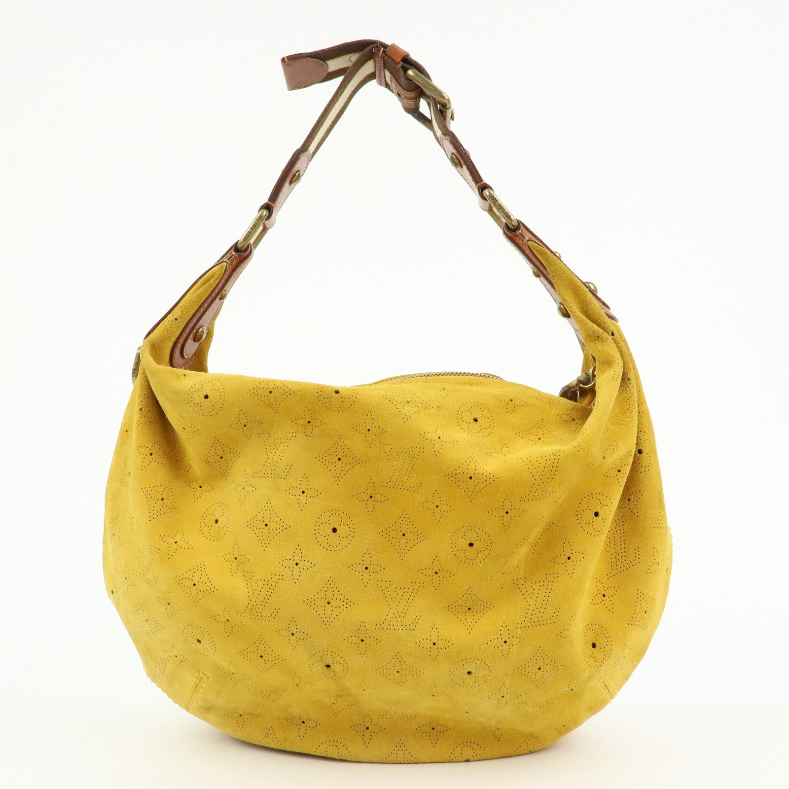 Louis Vuitton Monogram Mahina Onata GM Shoulder Bag Yellow M95118
