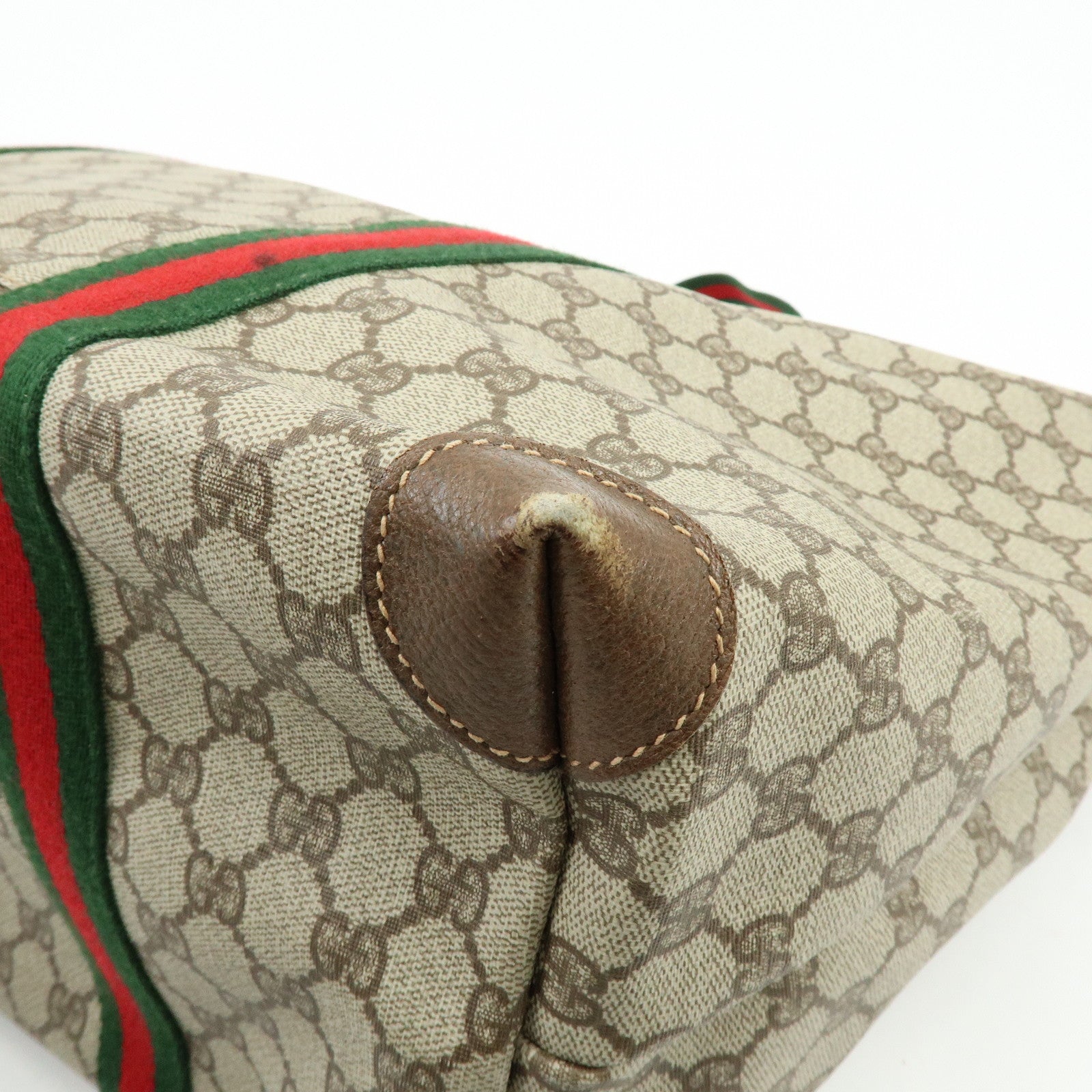 GUCCI Sherry Interlocking G GG Supreme Tote Bag Beige 012・39・6211
