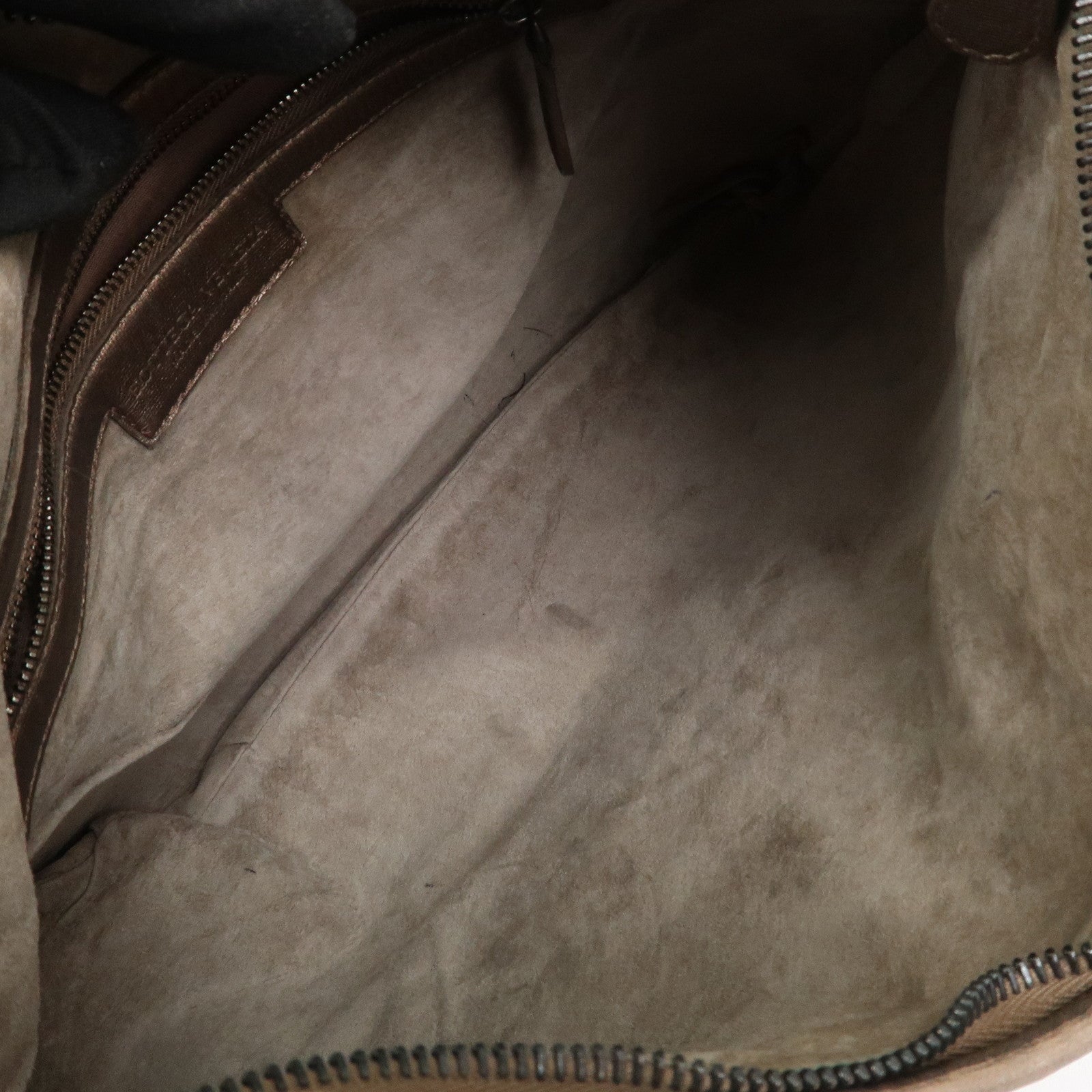 BOTTEGA VENETA Intrecciato Leather Shoulder Bag Metaric Brown