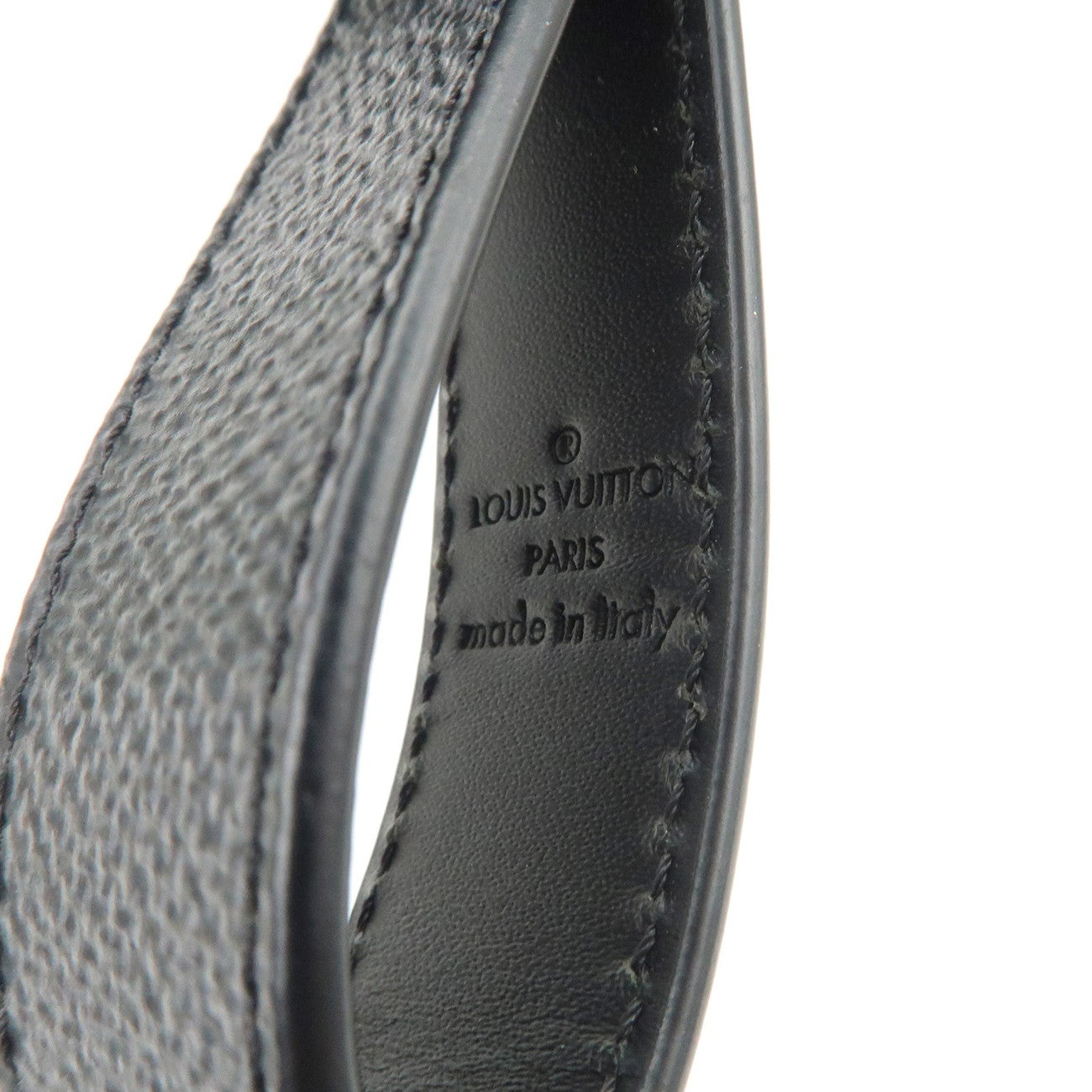 Louis Vuitton Damier Graphite Dragonne Key Chain Charm Grey M62706