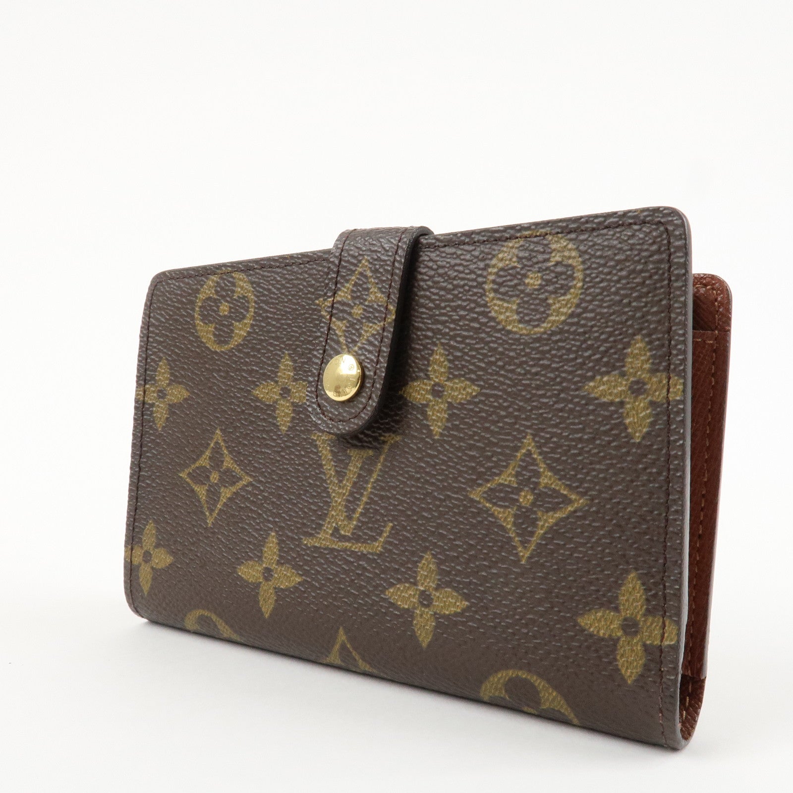 Louis Vuitton Monogram Porte Monnaie Billets Viennois Wallet M61663 Used