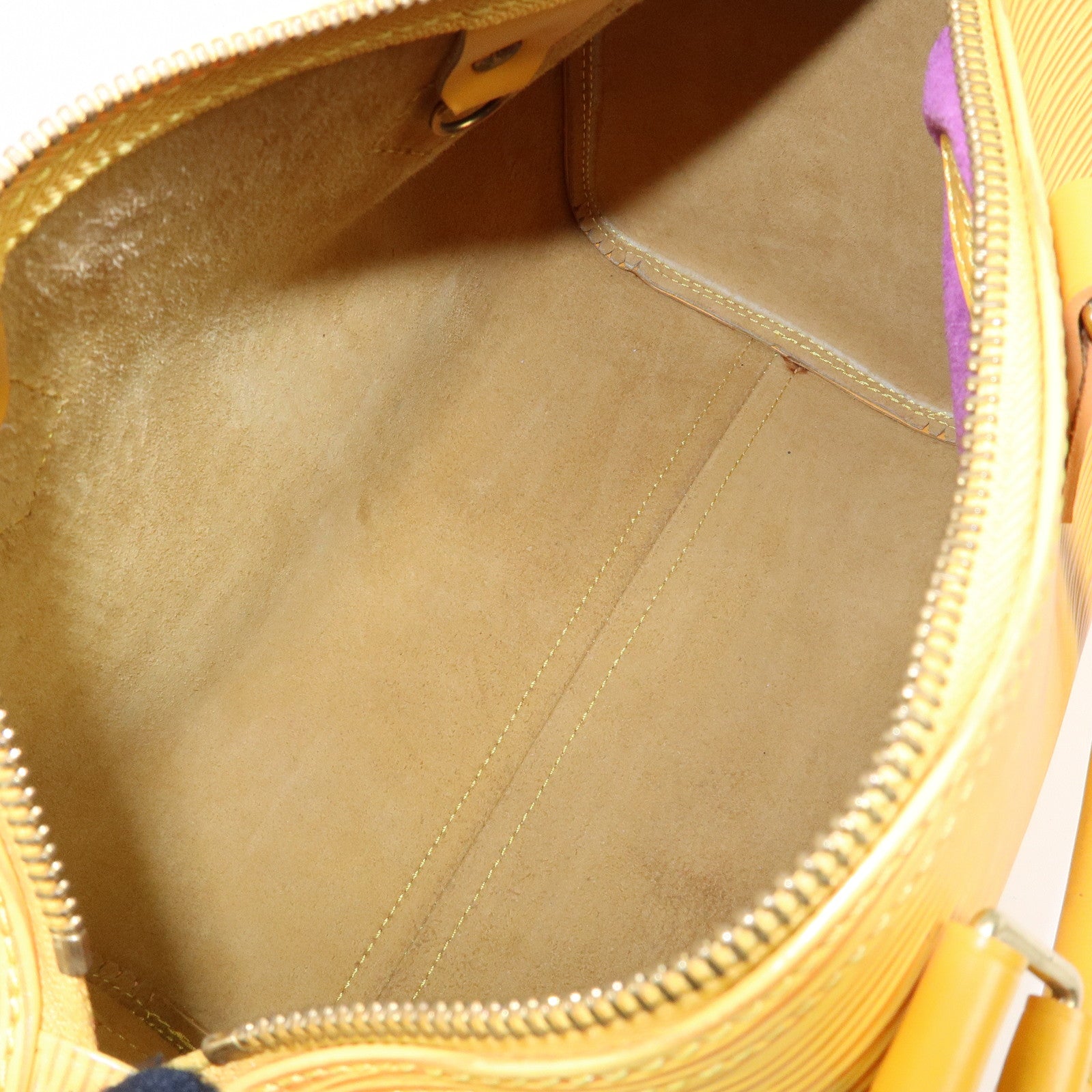 Louis Vuitton Epi Speedy 25 Boston Bag Hand Bag Yellow M43019