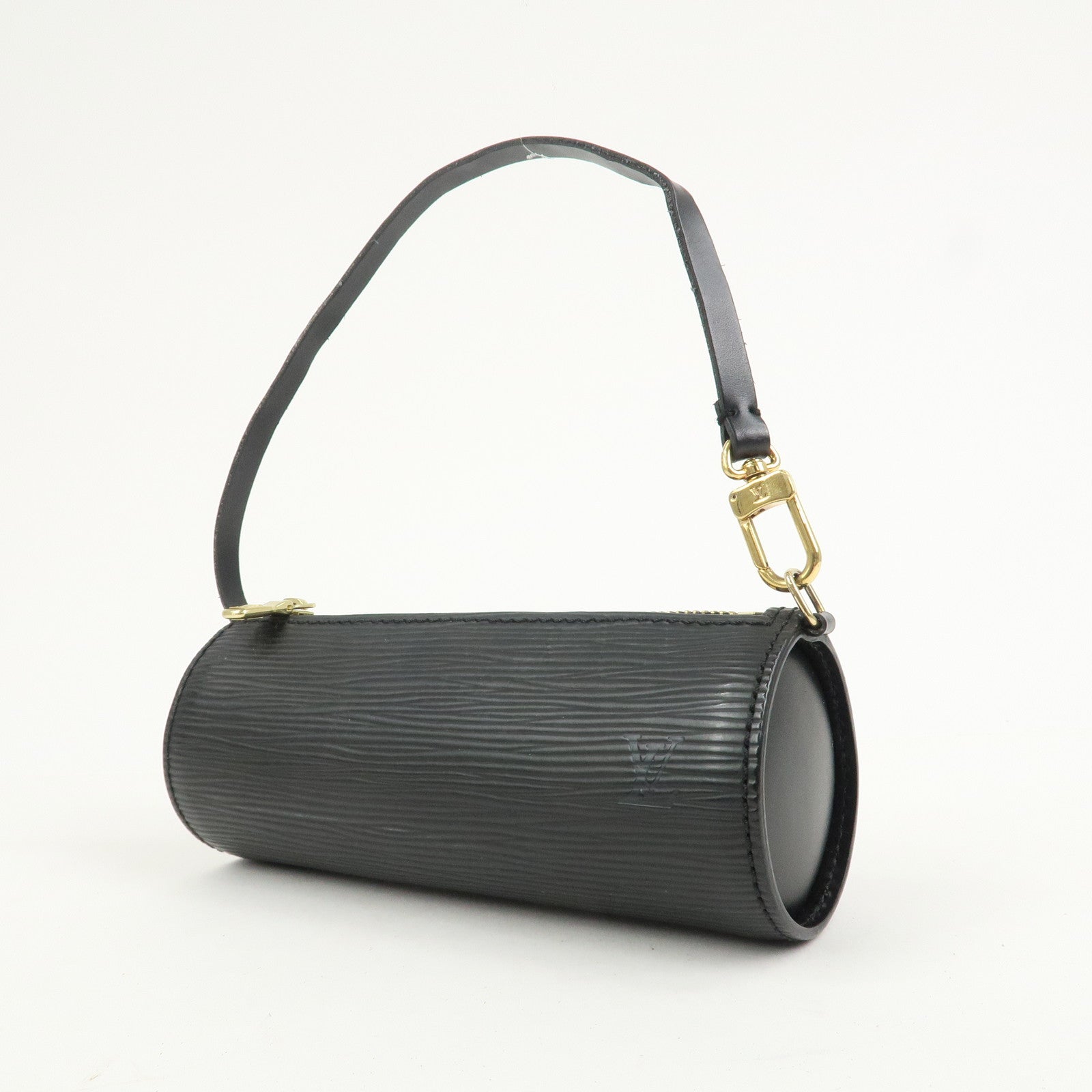 Louis Vuitton Epi Leather Mini Pouch For Soufflot Hand Bag Noir