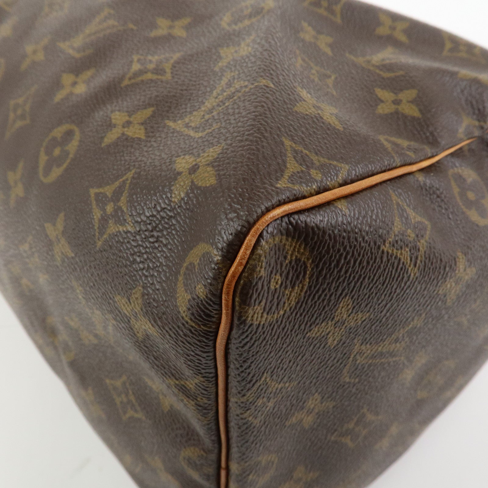 Louis Vuitton Monogram Speedy 40 Hand Bag Boston Bag Brown M41522