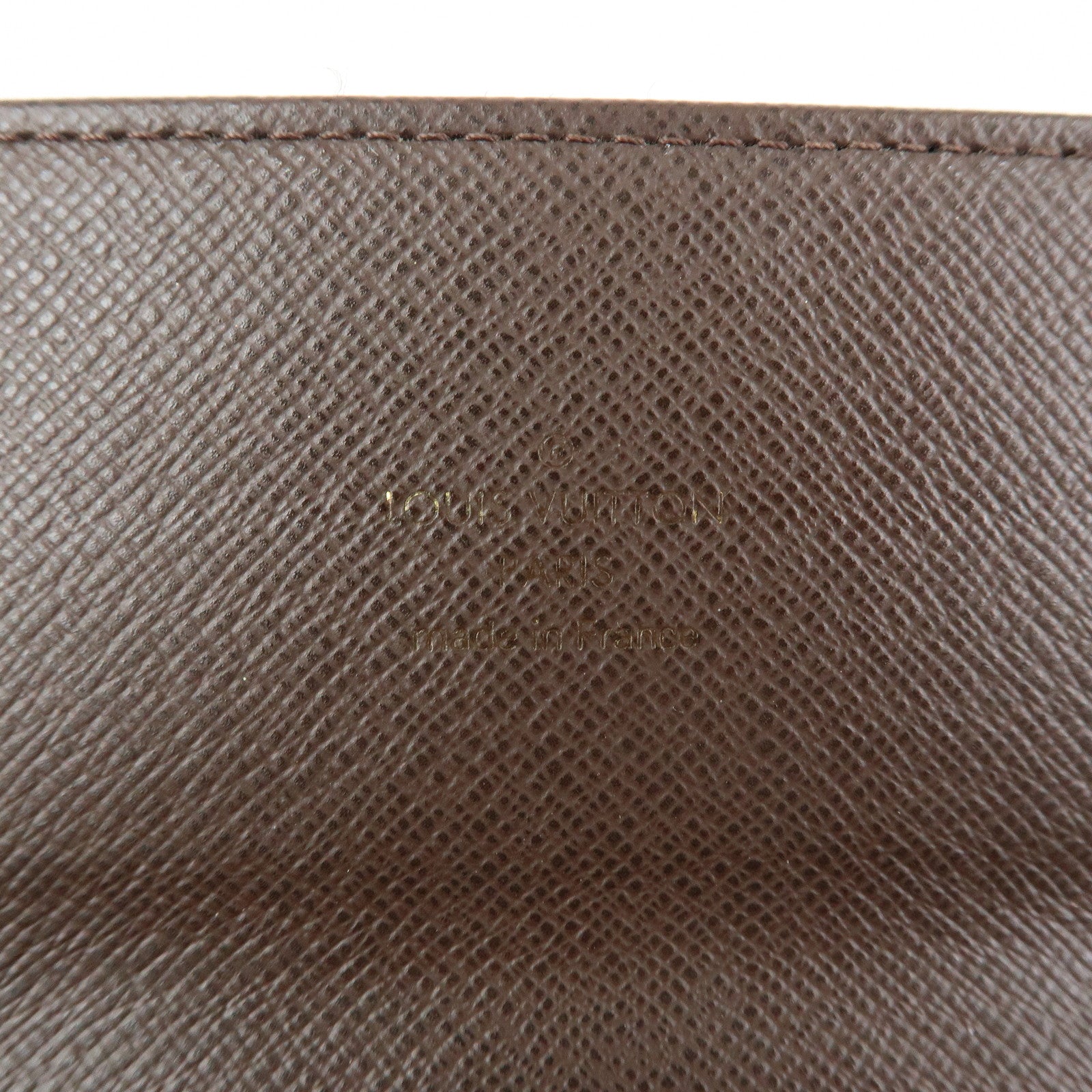 Louis Vuitton Monogram Mini Lin Canvas Long Wallet Brown M95234