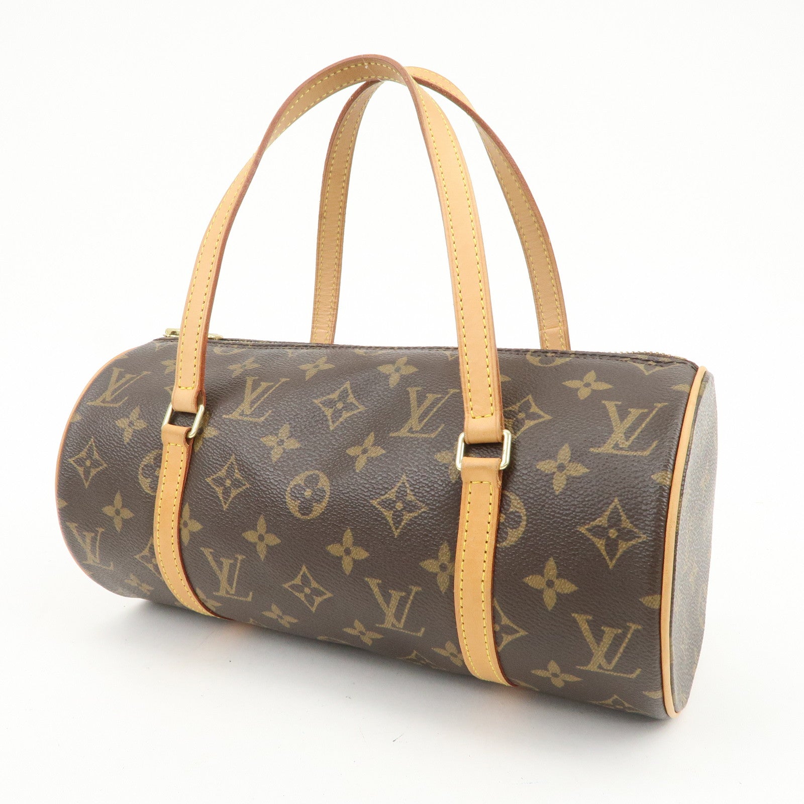 Louis Vuitton Monogram Papillon 26 Hand Bag Brown M51386