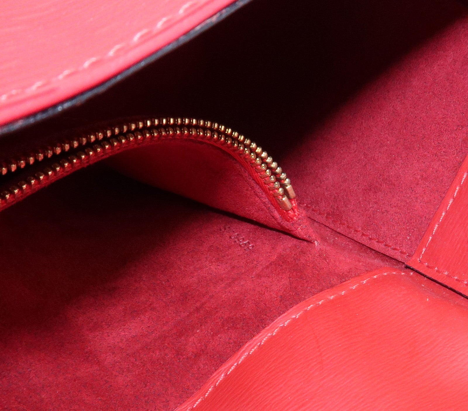 Louis Vuitton Epi Leather Buci Shoulder Bag Castilian Red M52207 Used