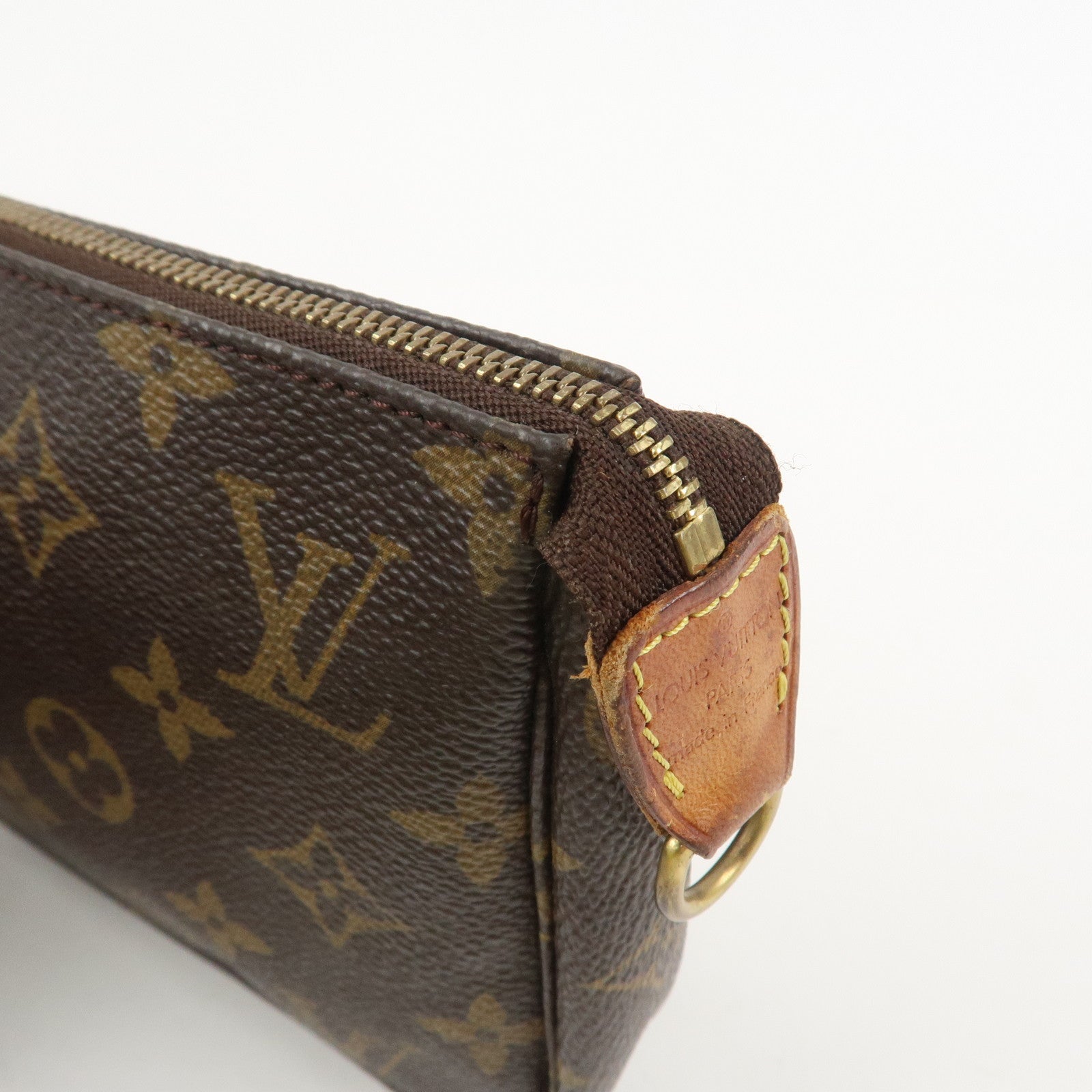 Louis Vuitton Monogram Pochette Accessoires Pouch Hand Bag M51980