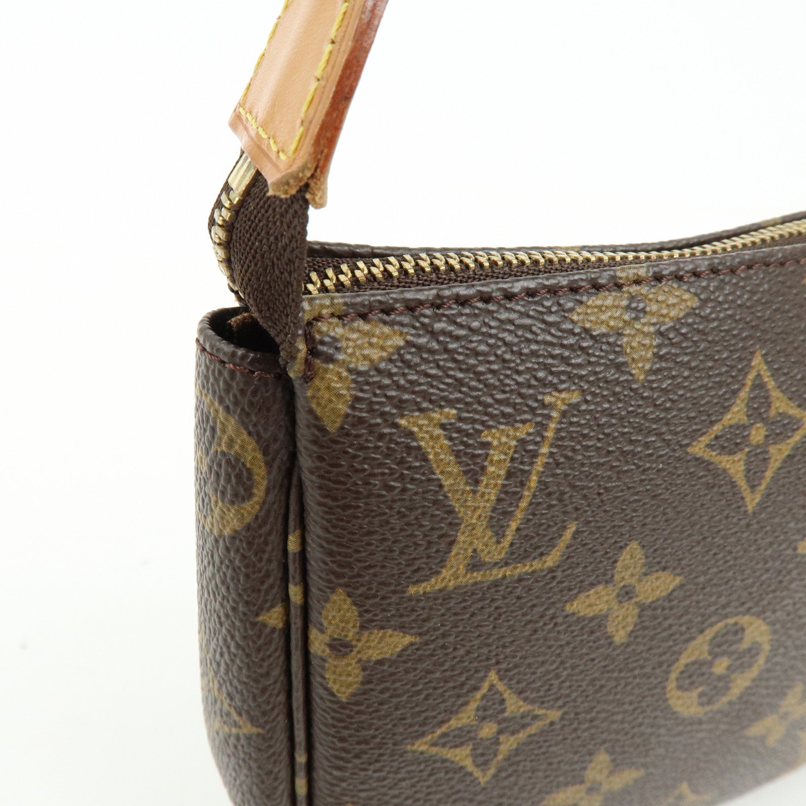 Louis Vuitton Monogram Pochette Accessoires Pouch Hand Bag M51980