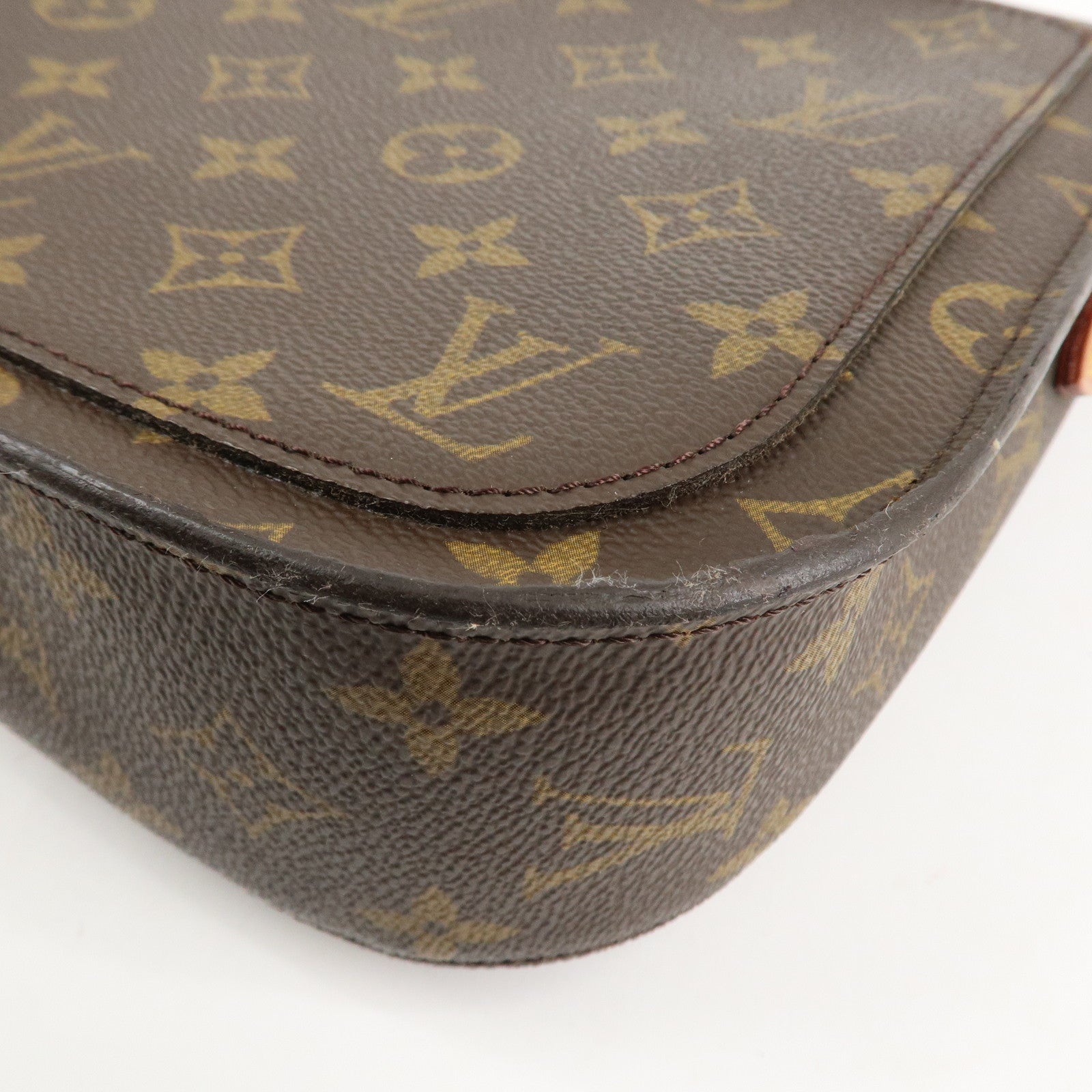 Louis Vuitton Monogram Saint Cloud GM Shoulder Bag Brown M51242 Used