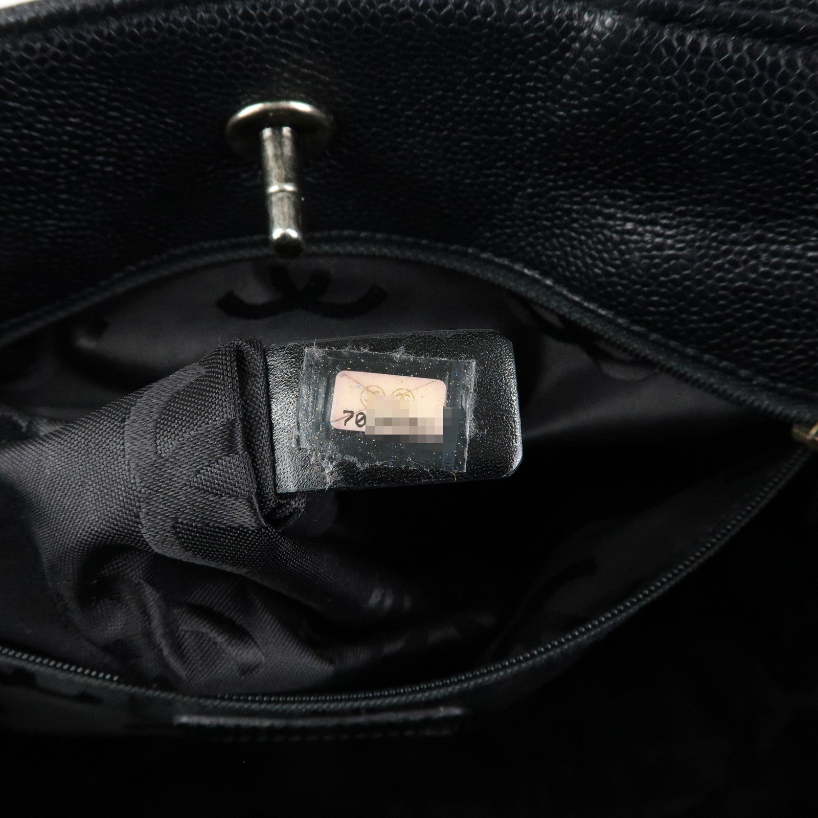 CHANEL COCO Mark Caviarskin 2Way Shoulder Bag Tote Bag 7034654