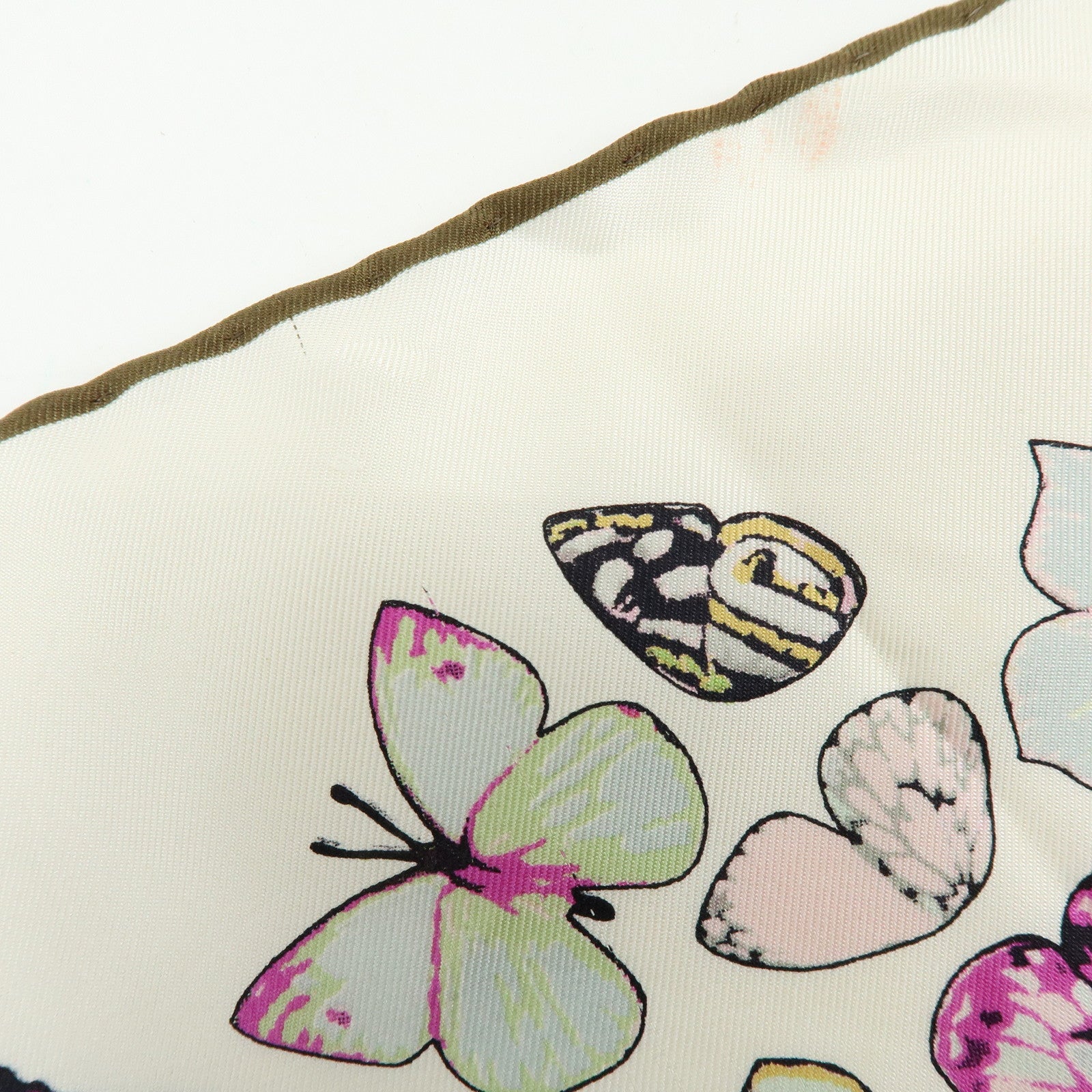 LOEWE CELINE Set of 2 Silk Cotton100% Scarf Butterfly Tassel