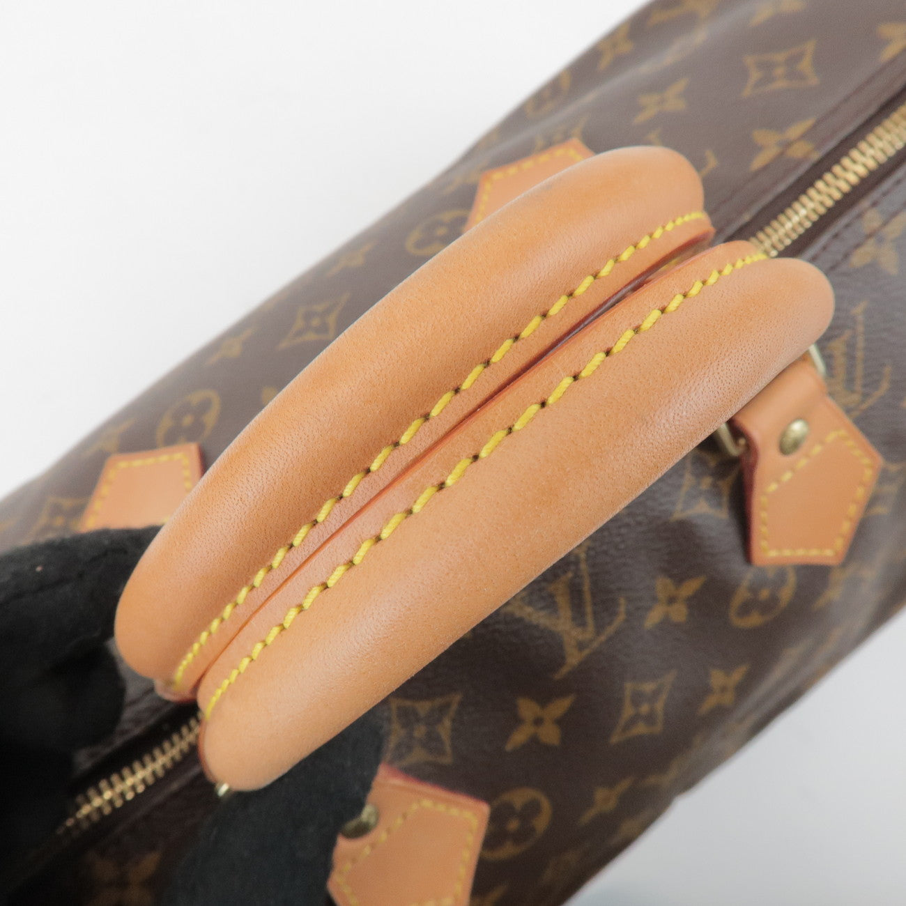 Louis Vuitton Monogram Speedy 40 Hand Bag Boston Bag Brown M41522
