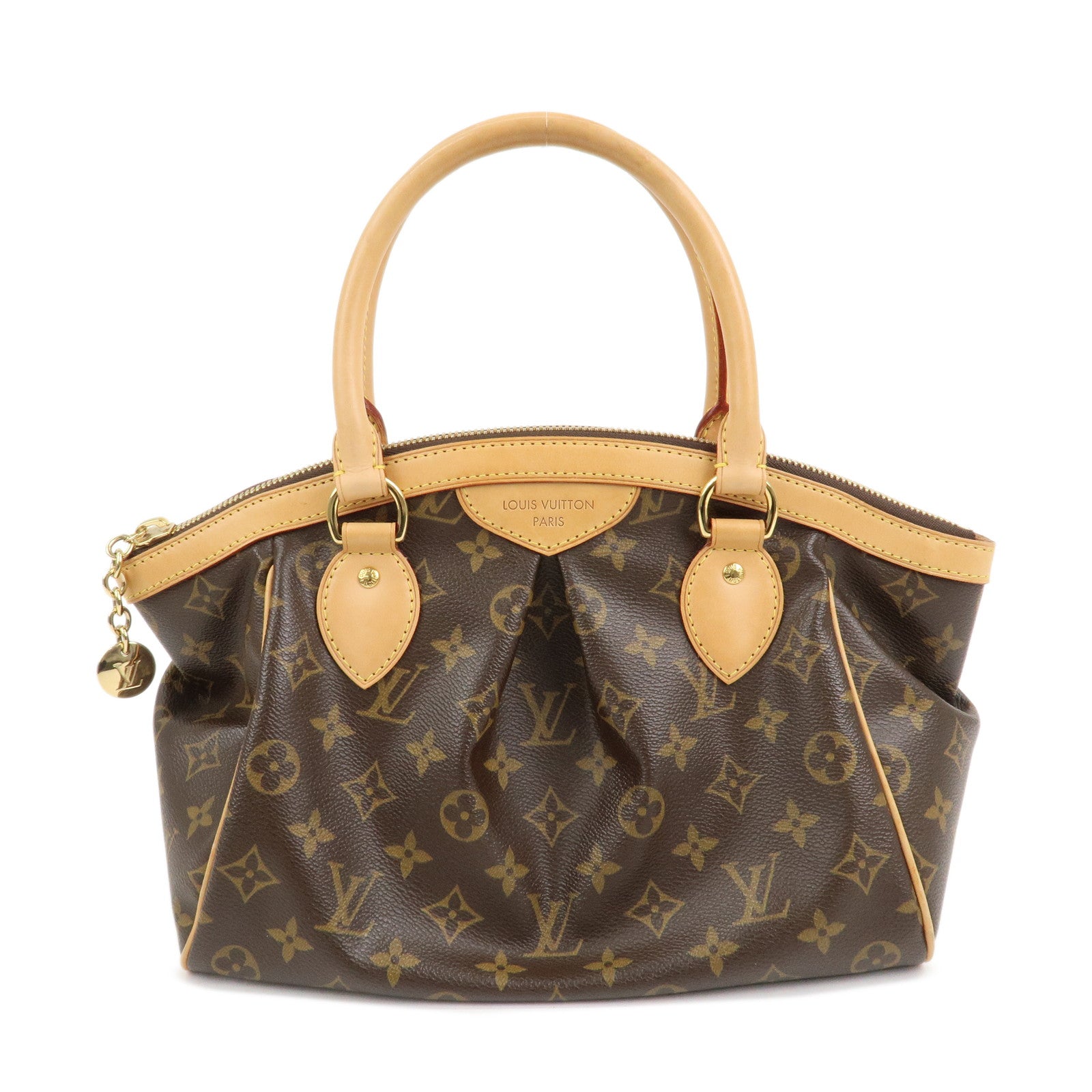 Louis Vuitton Monogram Tivoli PM Hand Bag Brown M40143