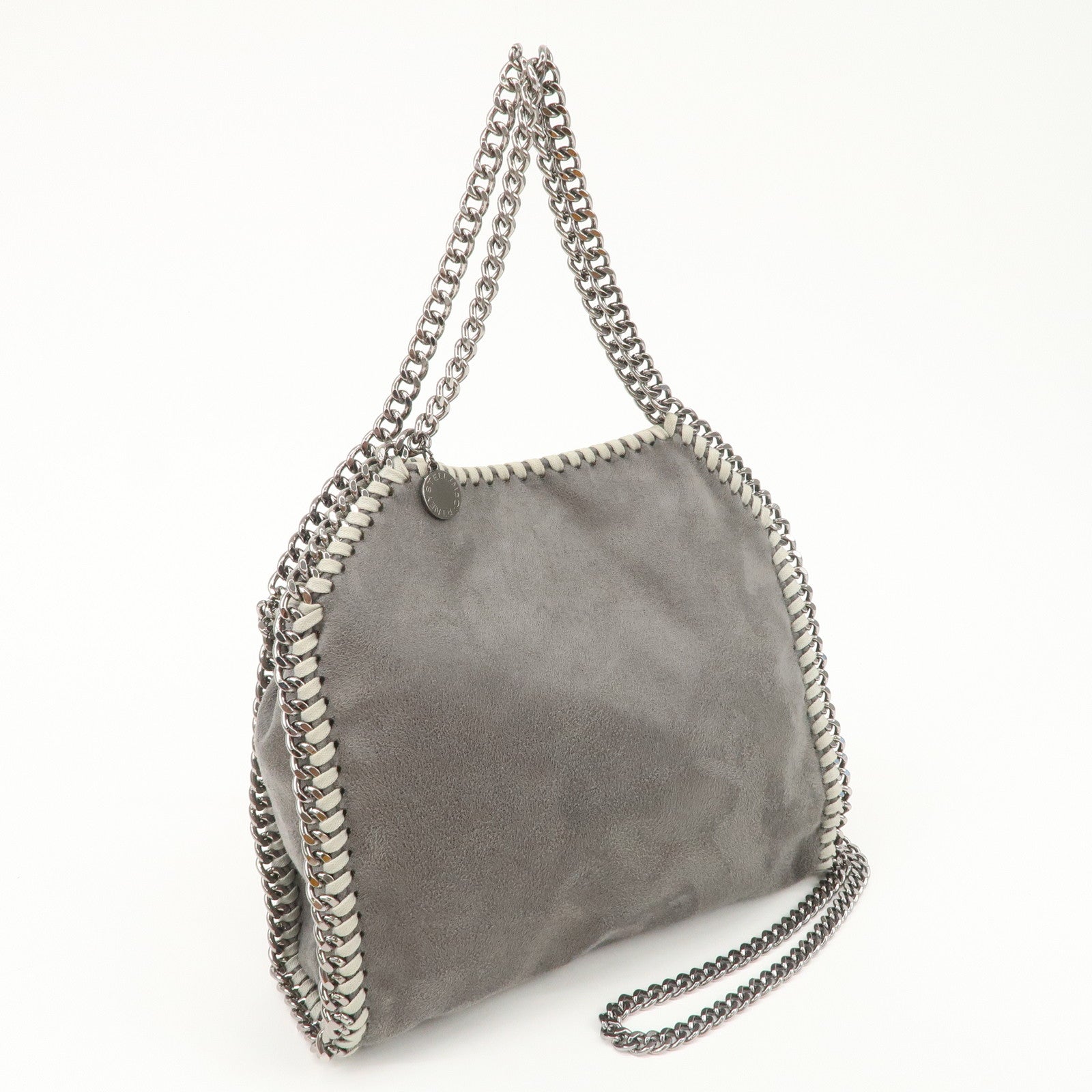 STELLA MCCARTNEY Polyester Falabella 2Way Bag Gray 371223