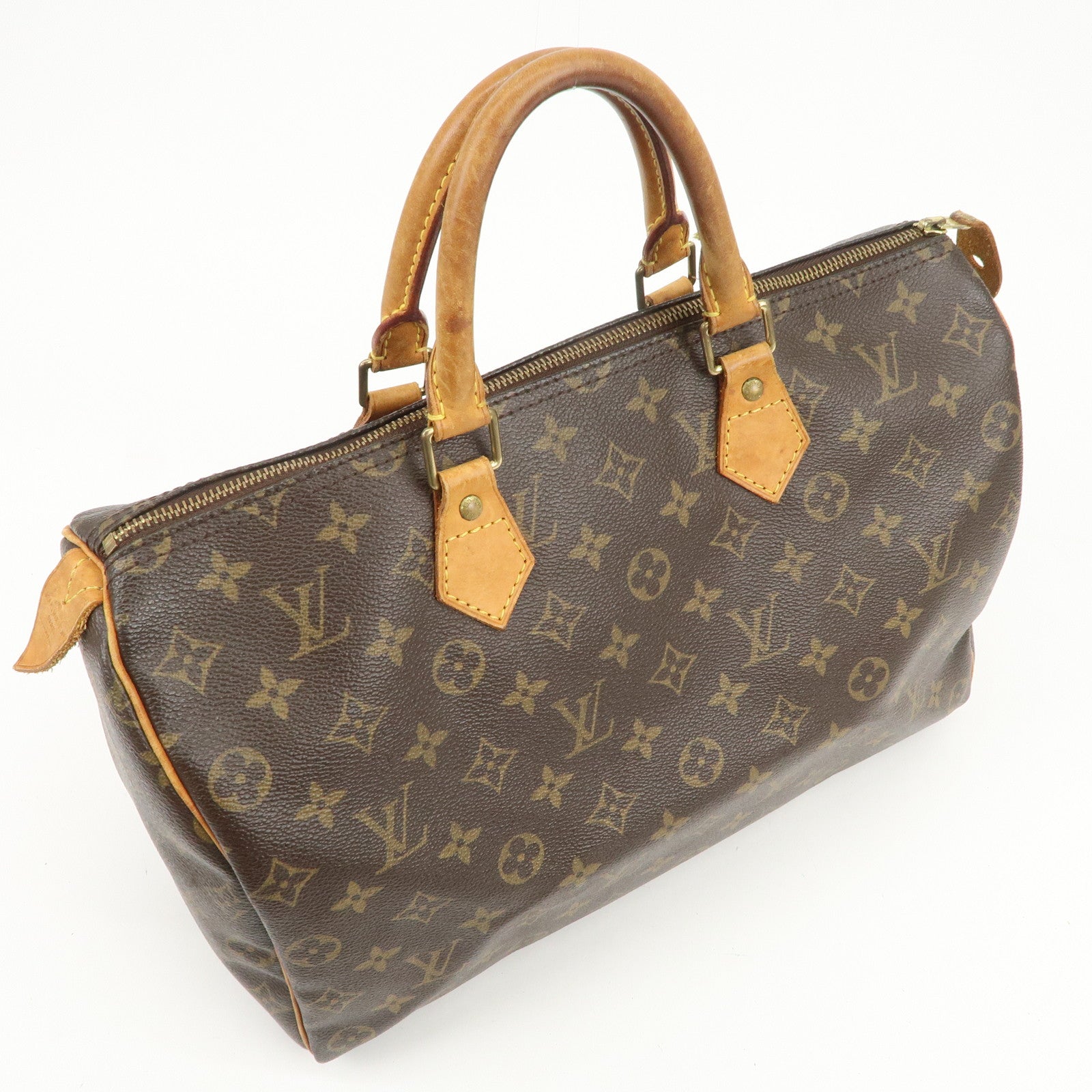 Louis Vuitton Monogram Speedy 35 Boston Bag Hand Bag M41524