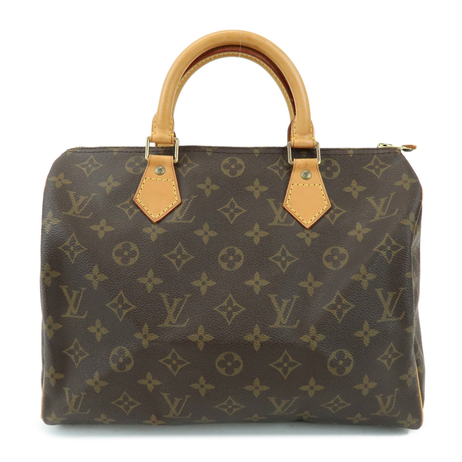 Louis Vuitton Monogram Speedy 30 Boston Bag Hand Bag Brown M41526