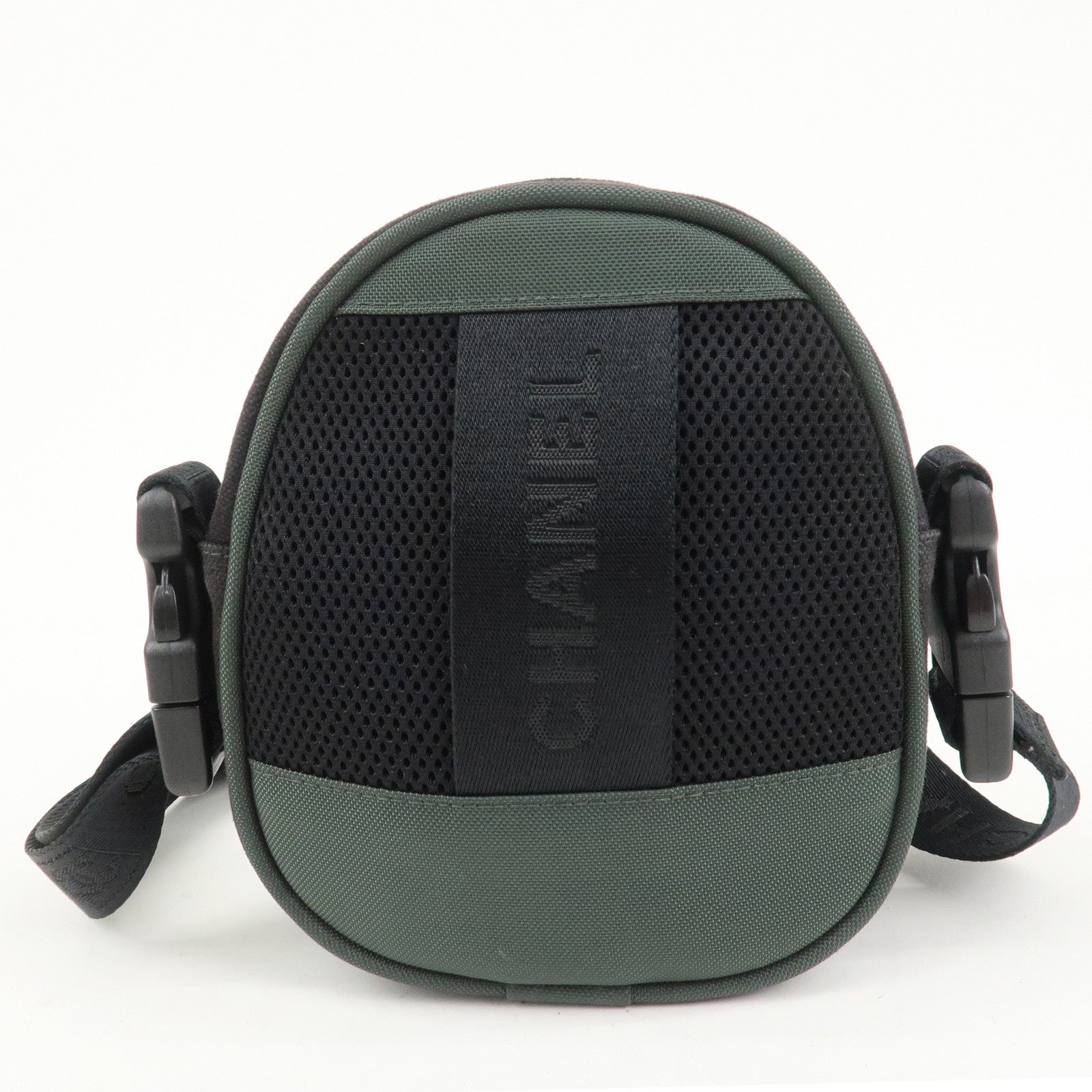 CHANEL Sport Line COCO Mark Canvas Shoulder Bag Black A23300