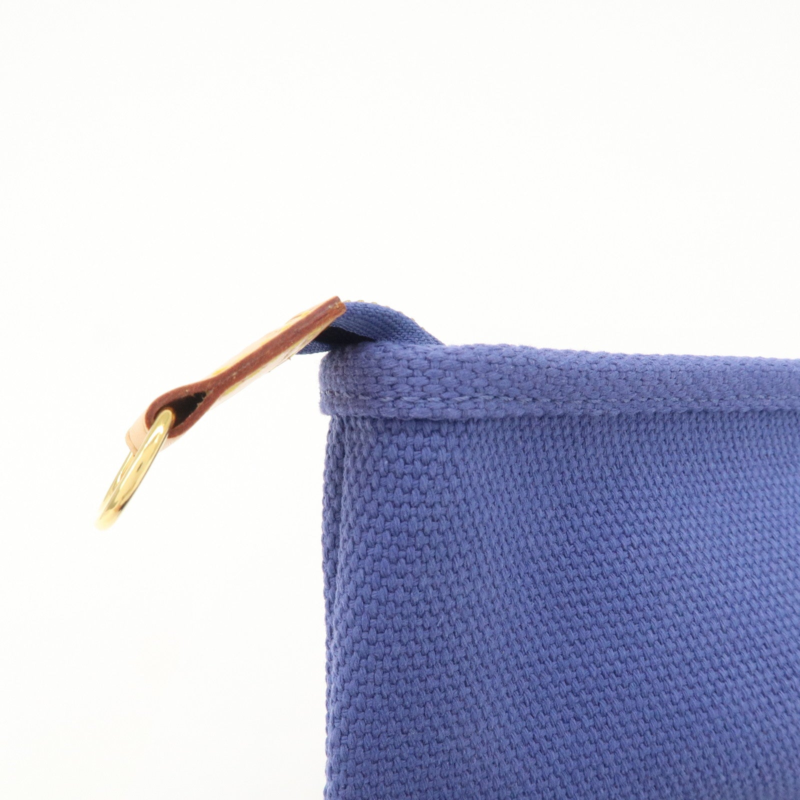 Louis Vuitton Antigua Canvas Nume Leather Pochette Plate PM M40067