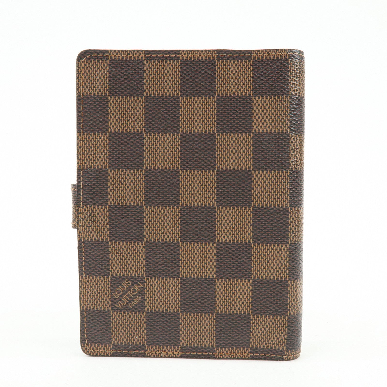 Louis Vuitton Damier Ebene Agenda PM Planner Cover Brown R20700