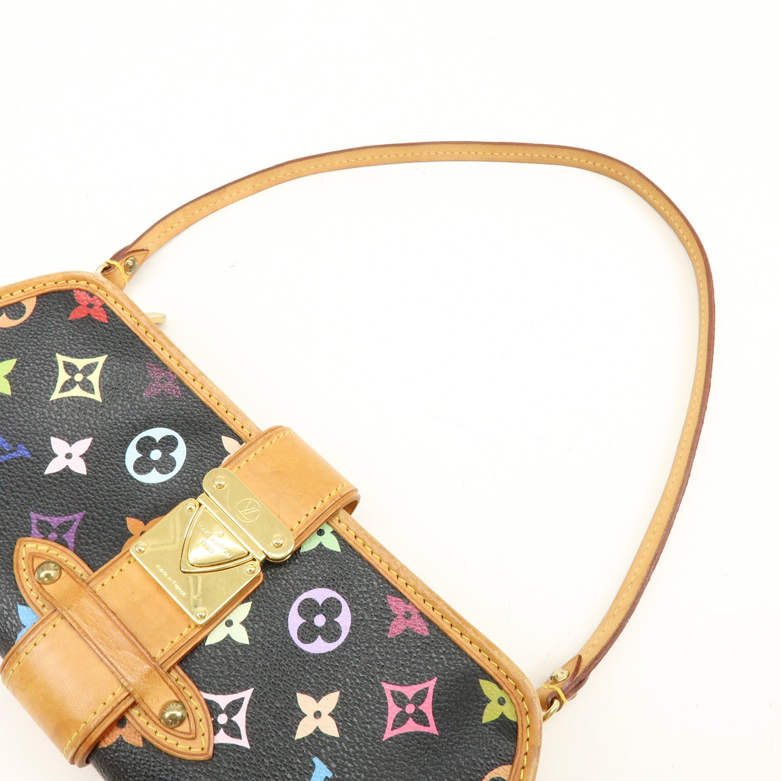 Louis Vuitton Monogram Multi Color Shirley Shoulder Bag Noir M40050
