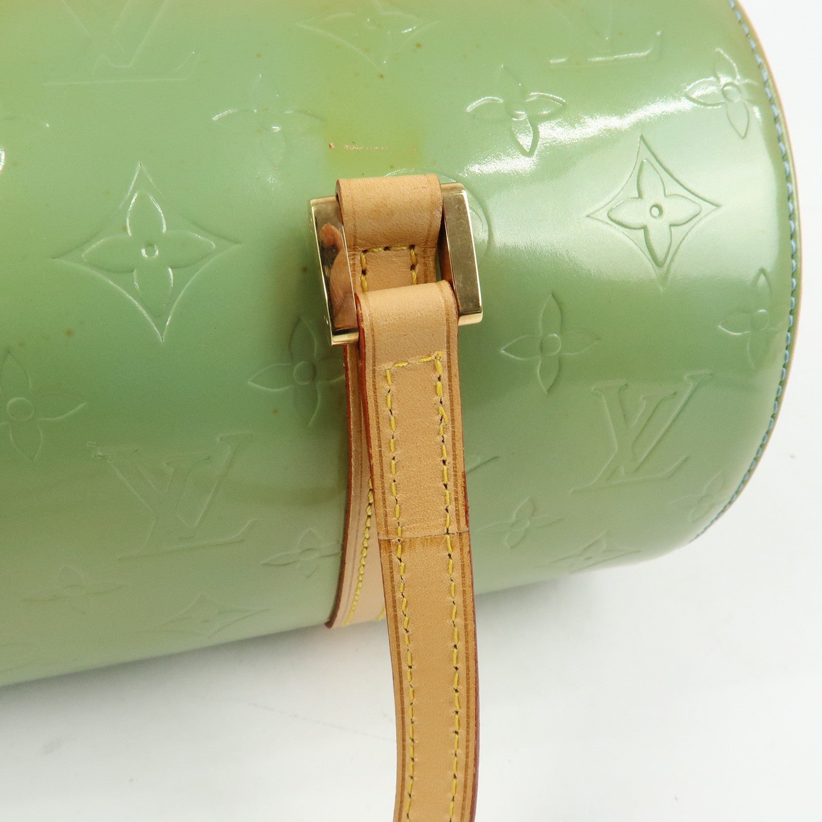 Louis Vuitton Monogram Vernis Bedford Hand Bag Baby Blue M91007
