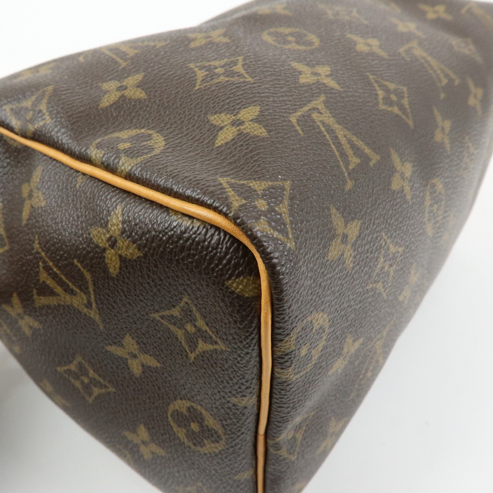 Louis Vuitton Monogram Speedy 25 Boston Bag Hand Bag Brown M41528