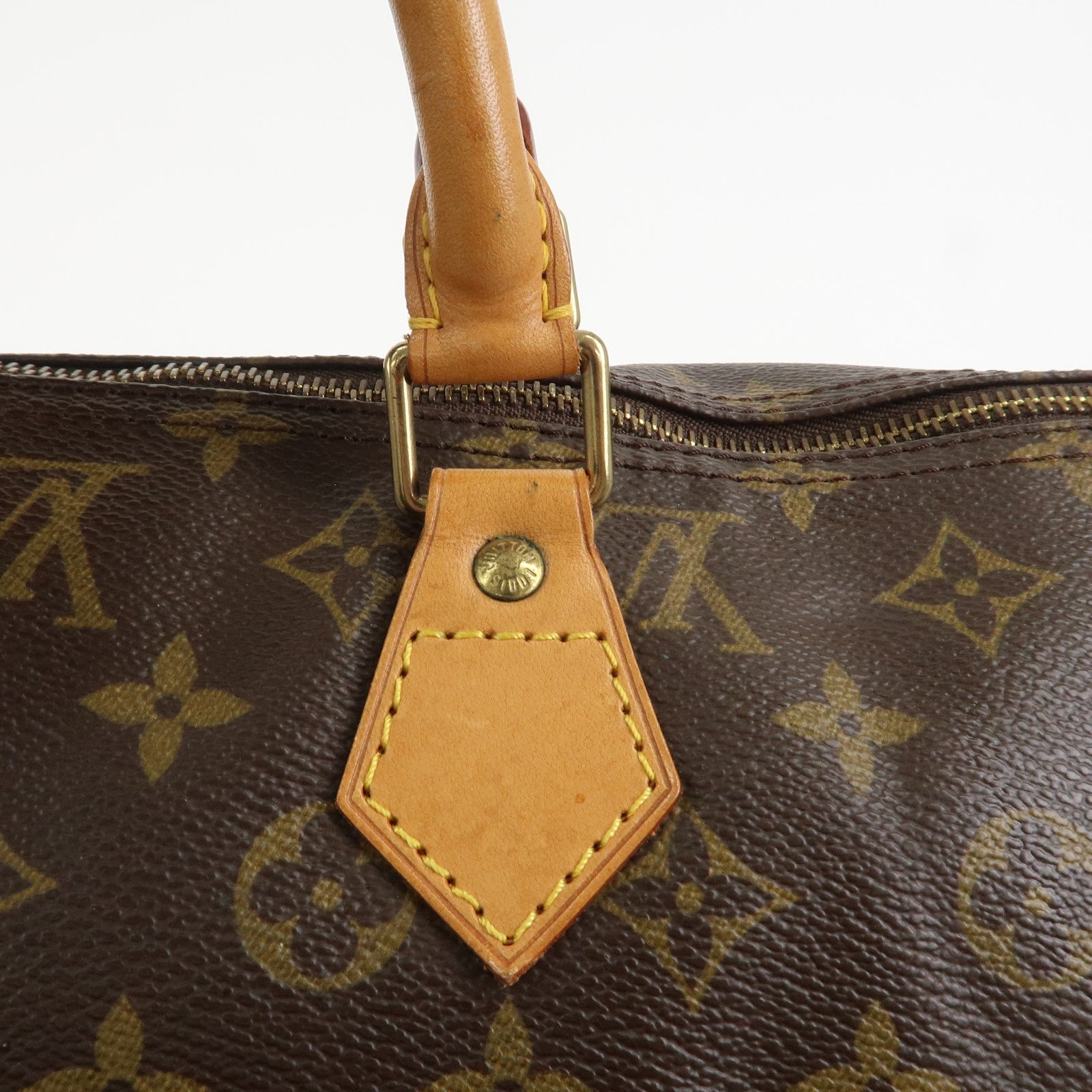 Louis Vuitton Monogram Speedy 40 Hand Bag Boston Bag Brown M41522