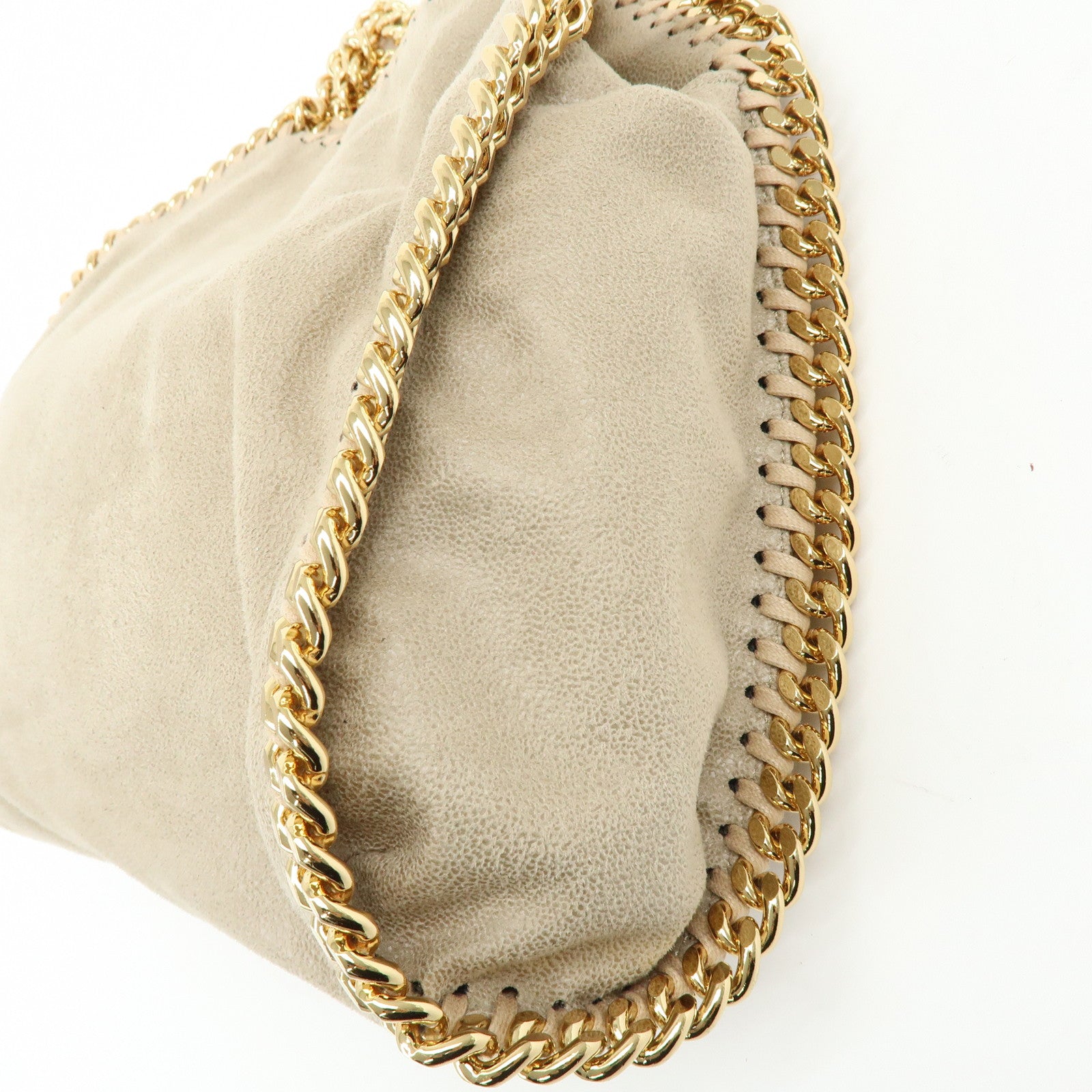 STELLA MCCARTNEY Polyester Shoulder Bag Crossbody Bag Beige