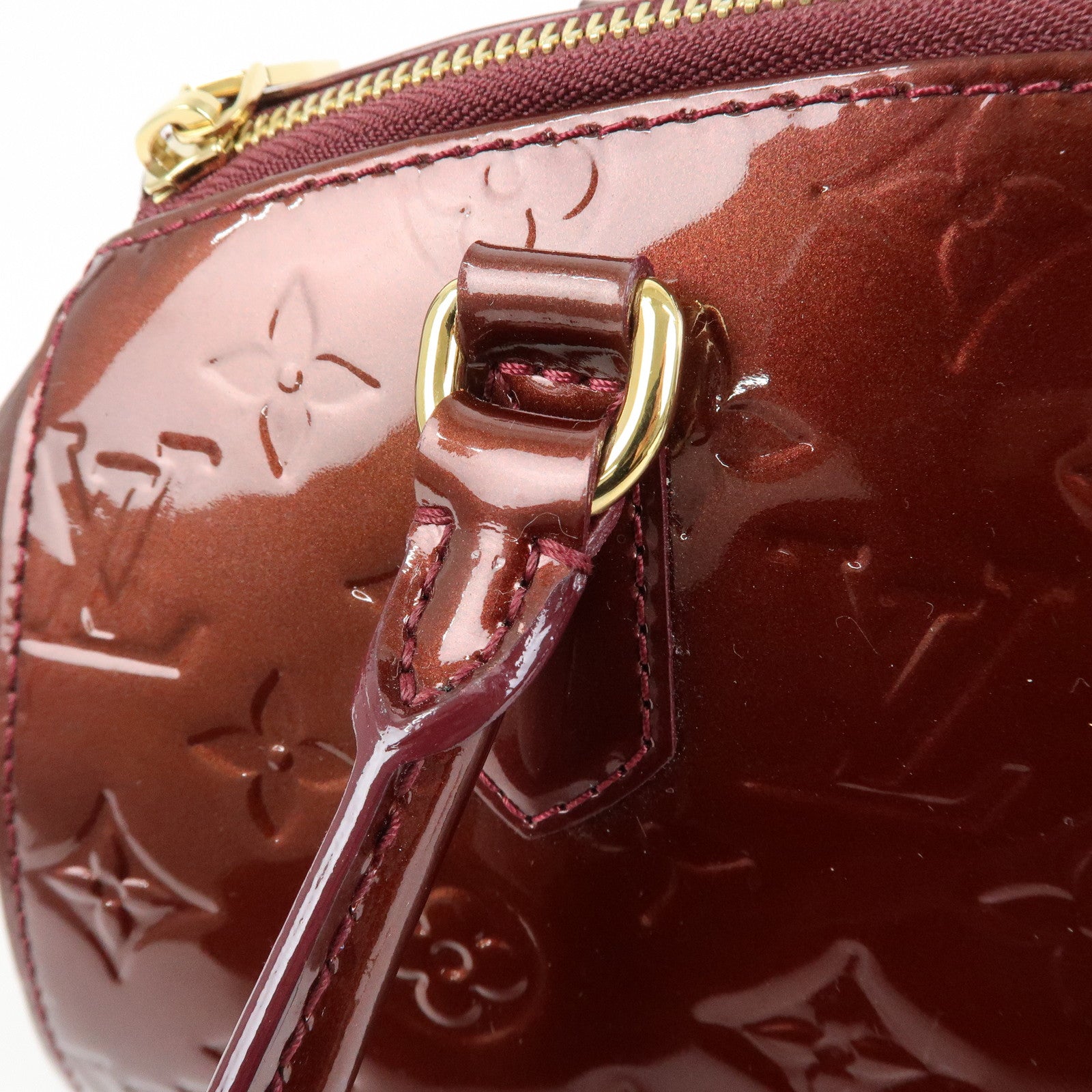 Louis Vuitton Monogram Vernis Sherwood PM Boston Hand Bag M91492