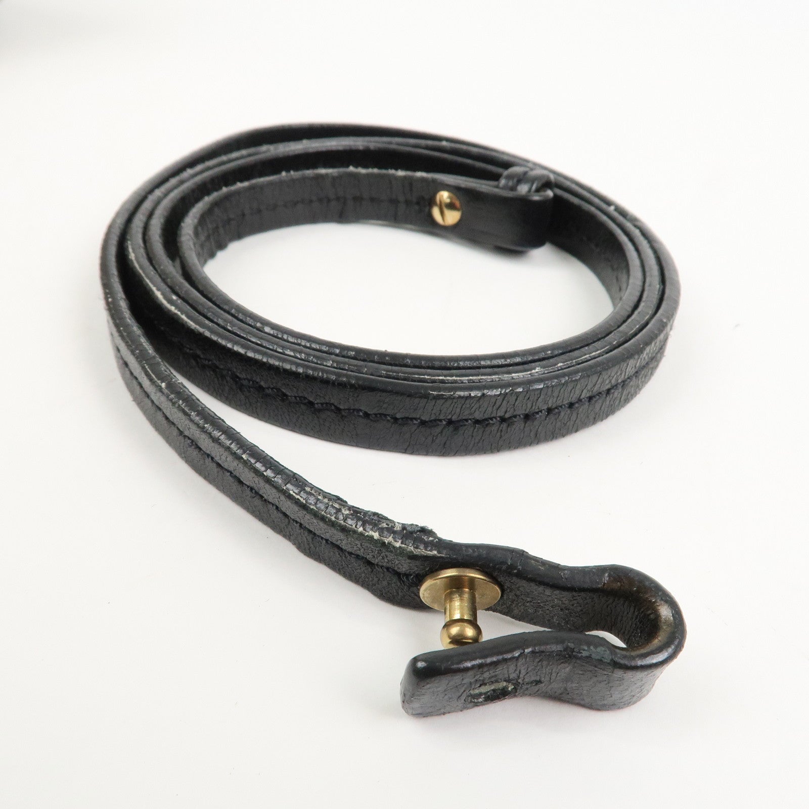 Chloe Harley Canvas Leather 2Way Bag Hand Bag Shoulder Bag Black